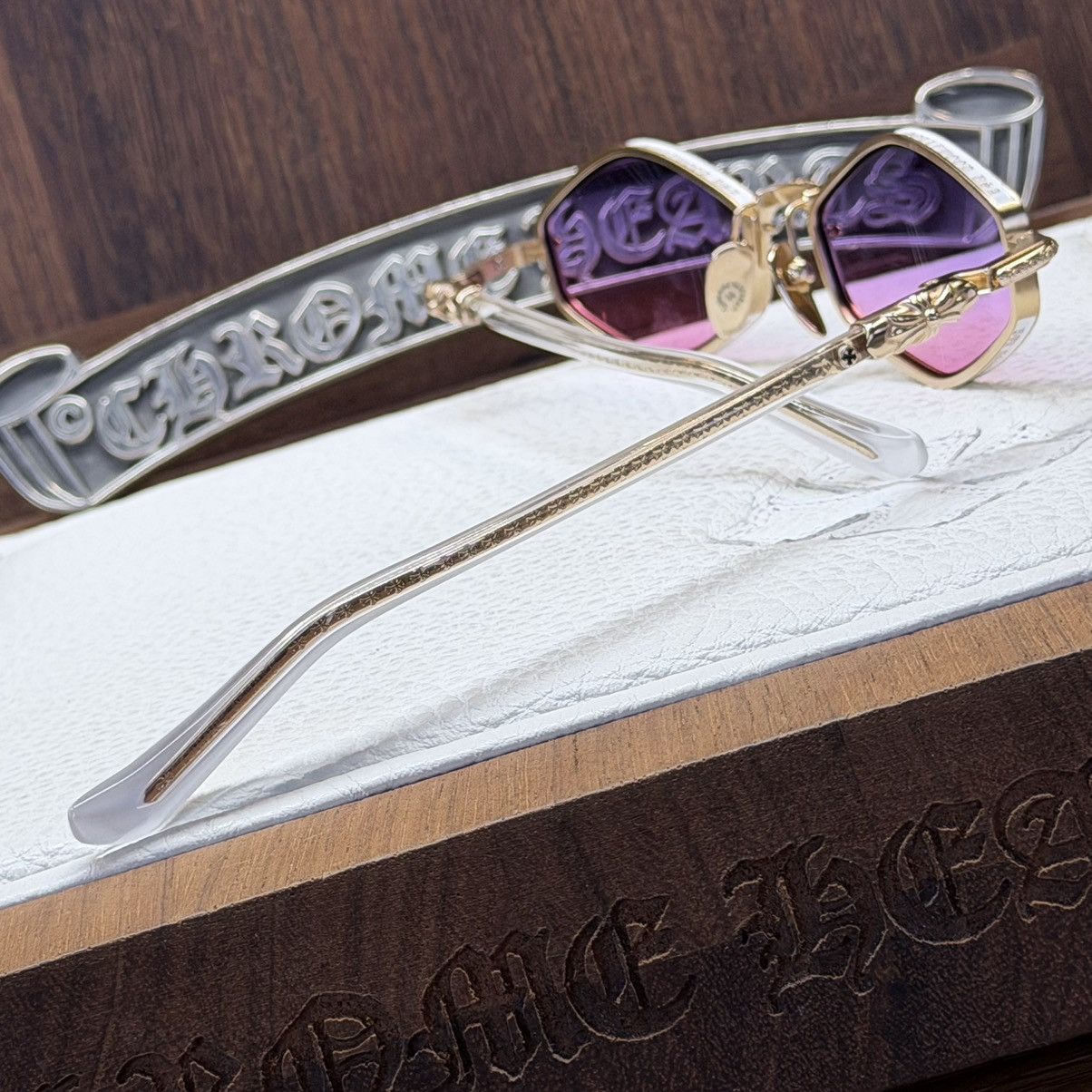 Chrome Hearts Chrome Hearts NIP SLIP 1/1 Sunglasses Size ONE SIZE - 12 Thumbnail