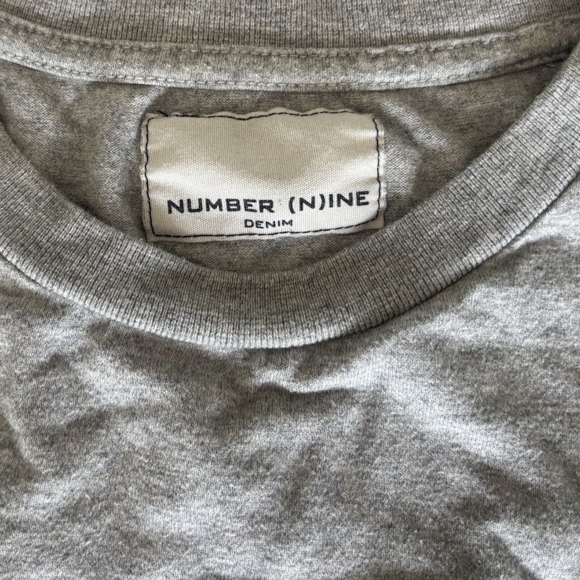 Number (N)ine Number (N)ine Musical Letter Grey T-Shirt Size Medium Size US M / EU 48-50 / 2 - 3 Thumbnail