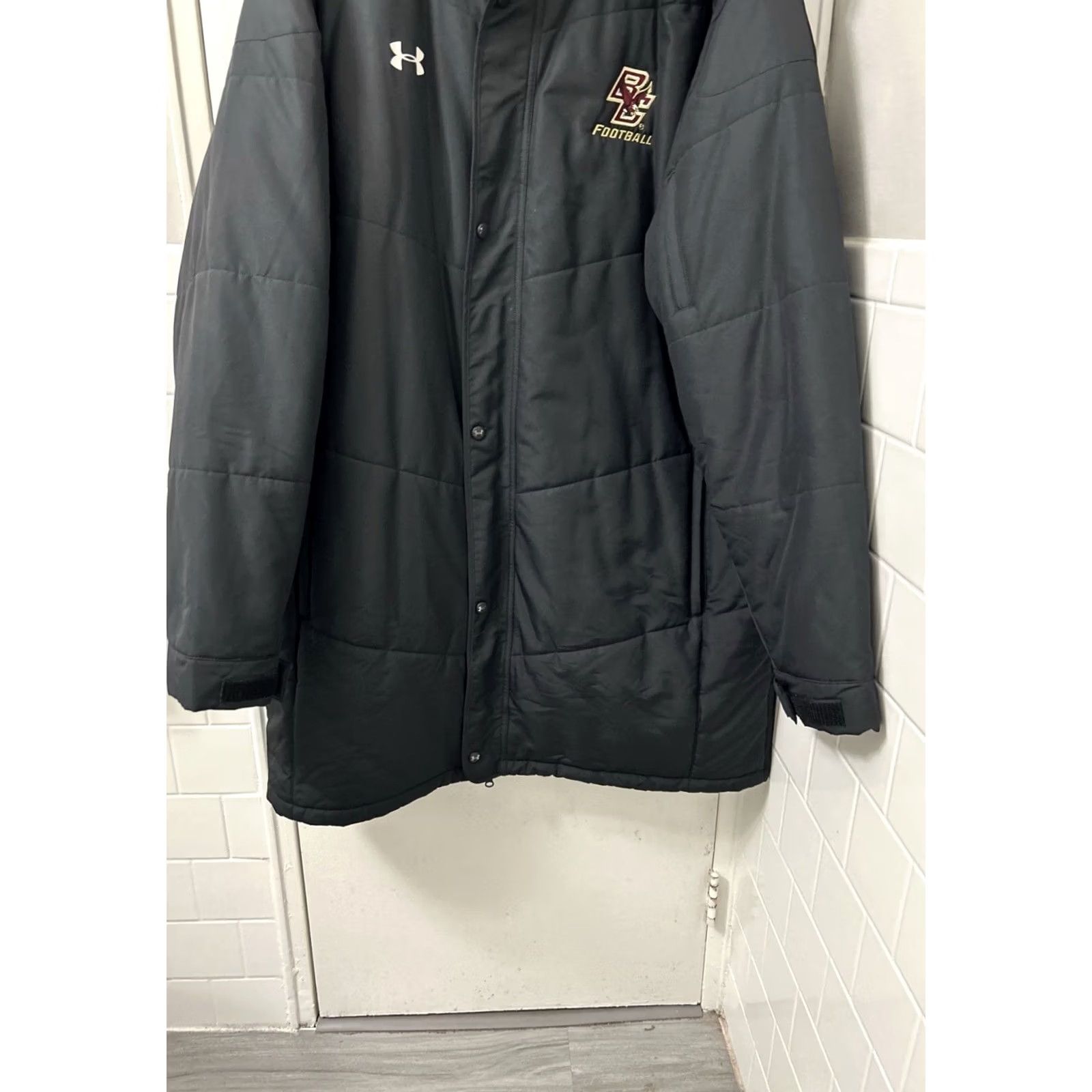 Under Armour Under Armour ColdGear Infrared Parka Jacket Mens 3XL Black Boston College Puffer Size US XXL / EU 58 / 5 - 3 Thumbnail
