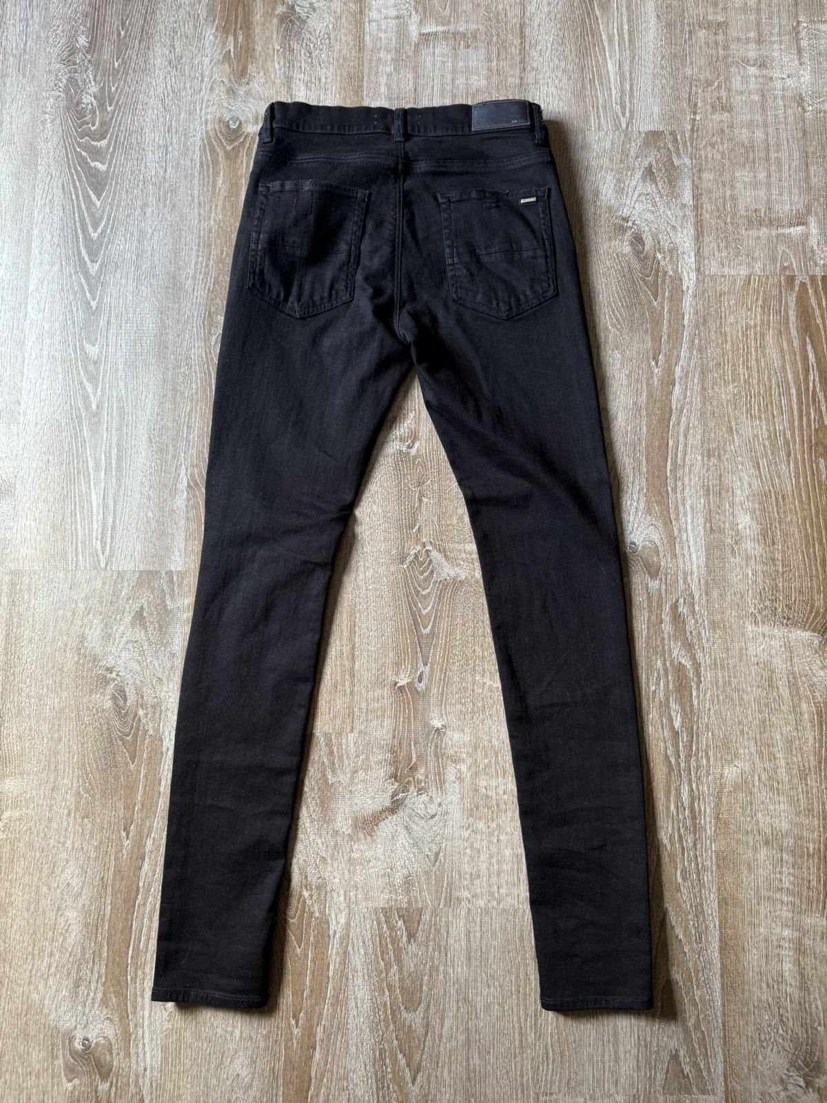 Amiri Amiri Distressed Black Jeans Size US 31 - 2 Thumbnail