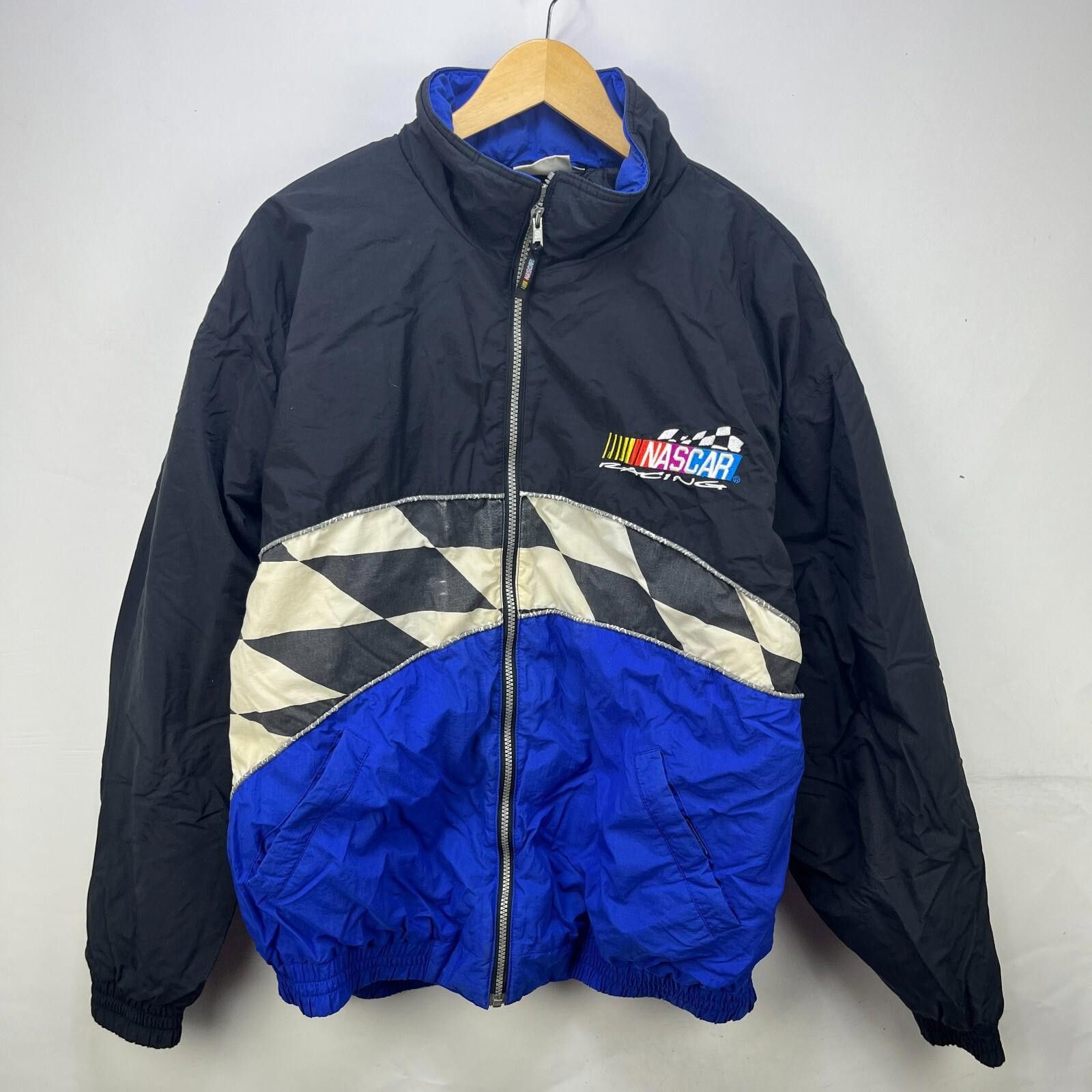 Other Vintage NASCAR Racing Jacket XL Car Flag Size ONE SIZE - 1 Thumbnail