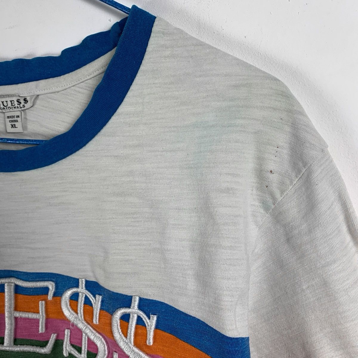 Guess Asap Rocky Guess Rainbow Ringer Tee Size US XL / EU 56 / 4 - 3 Thumbnail