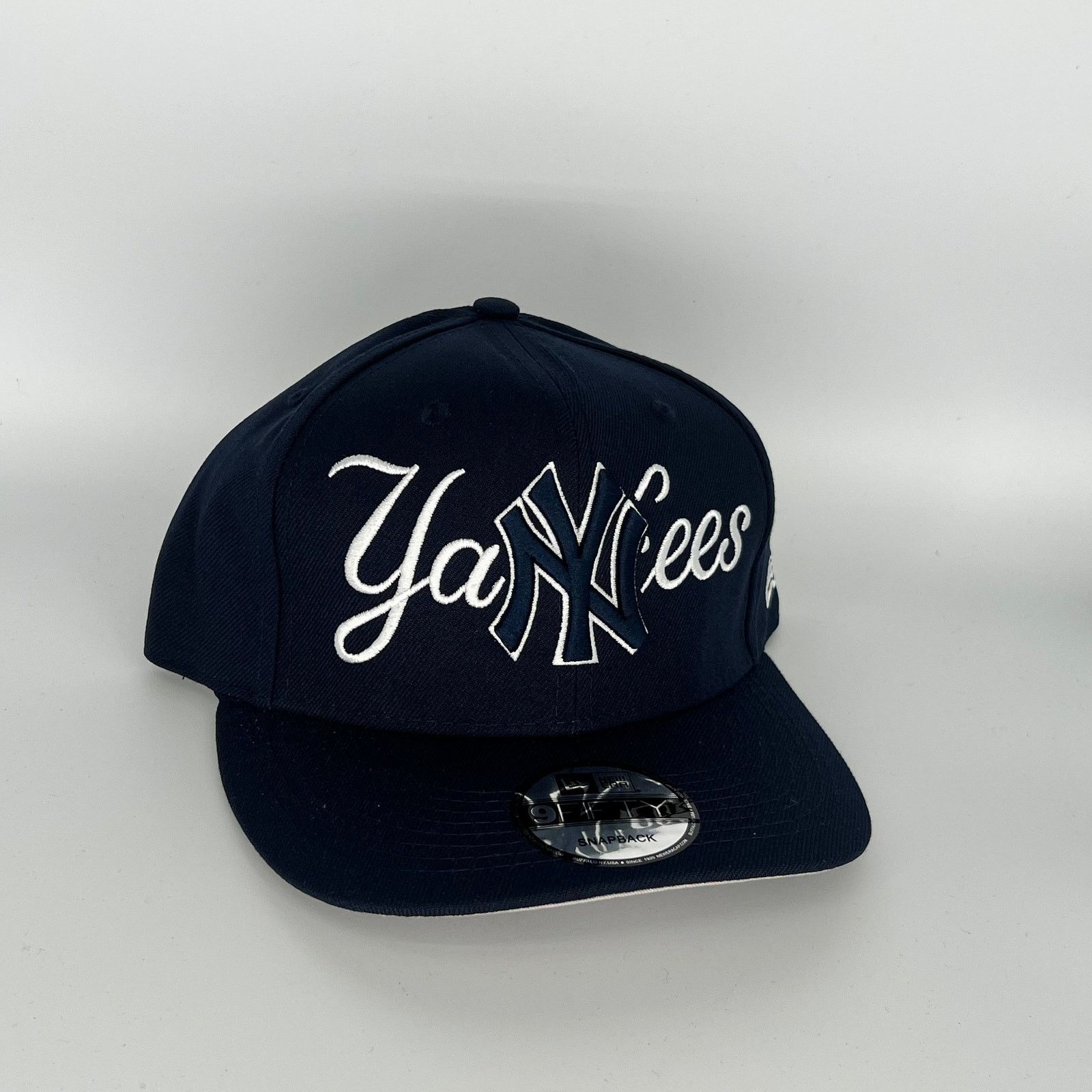 New Era Navy New York Yankees NY Overlap Symbol New Era MLB 9Fifty Size ONE SIZE - 1 Thumbnail