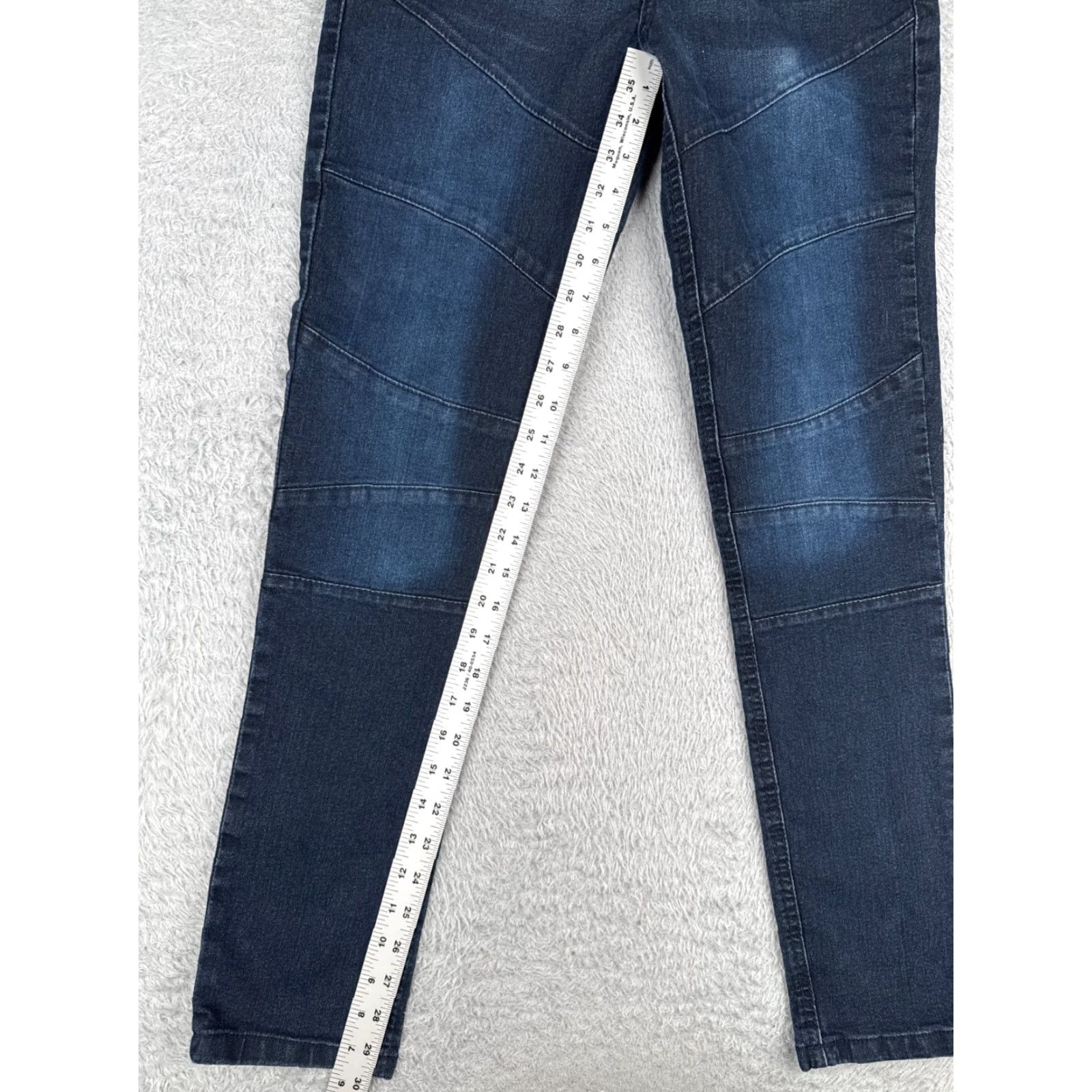 Vintage Denim Trends Jeans Womens Jeans Blue Dark Wash Mid Rise Stretch 30x30 Bootcut 5-Pocket Denim Trends Womens Boys? Size 30" / US 8 / IT 44 - 7 Thumbnail