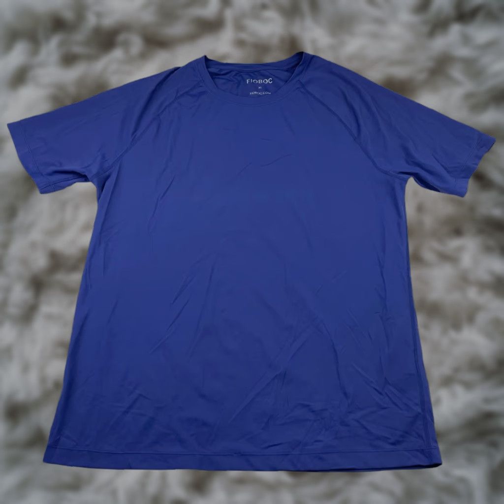 Vintage Fioboc Men’s Performance Microtech T-Shirt Blue XL Crew Neck Short Sleeve Shirt Mens Regular Size XL Blue Size US XL / EU 56 / 4 - 1 Thumbnail