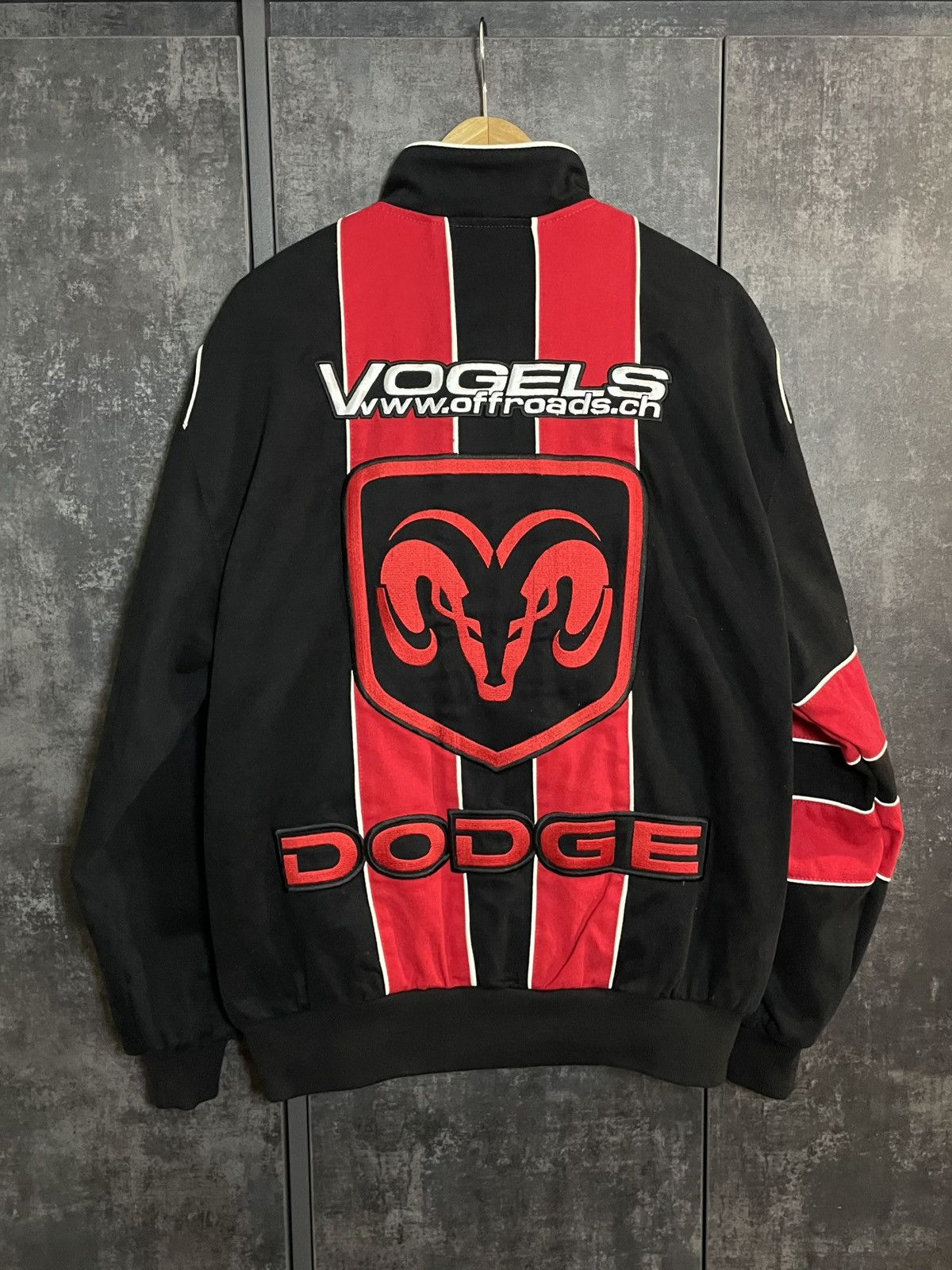 Vintage Vintage Dodge Racing Bomber Jacket Y3 MM6 424 Kith Jh Design Size US L / EU 52-54 / 3 - 5 Thumbnail