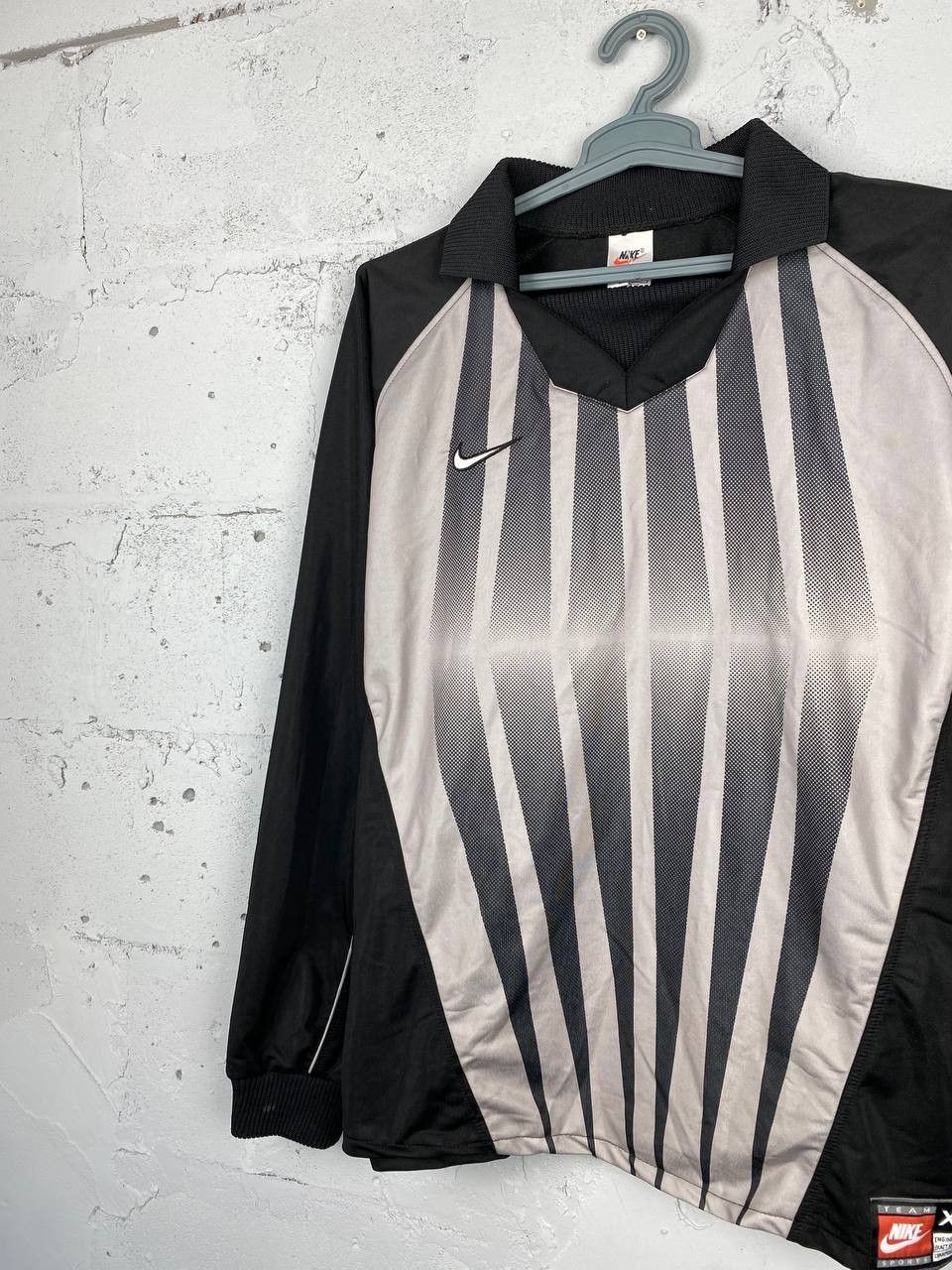 Nike × Vintage Nike Drill Football Long Sleeve Jersey Shirt Y2K Blockcore Size US XL / EU 56 / 4 - 2 Thumbnail