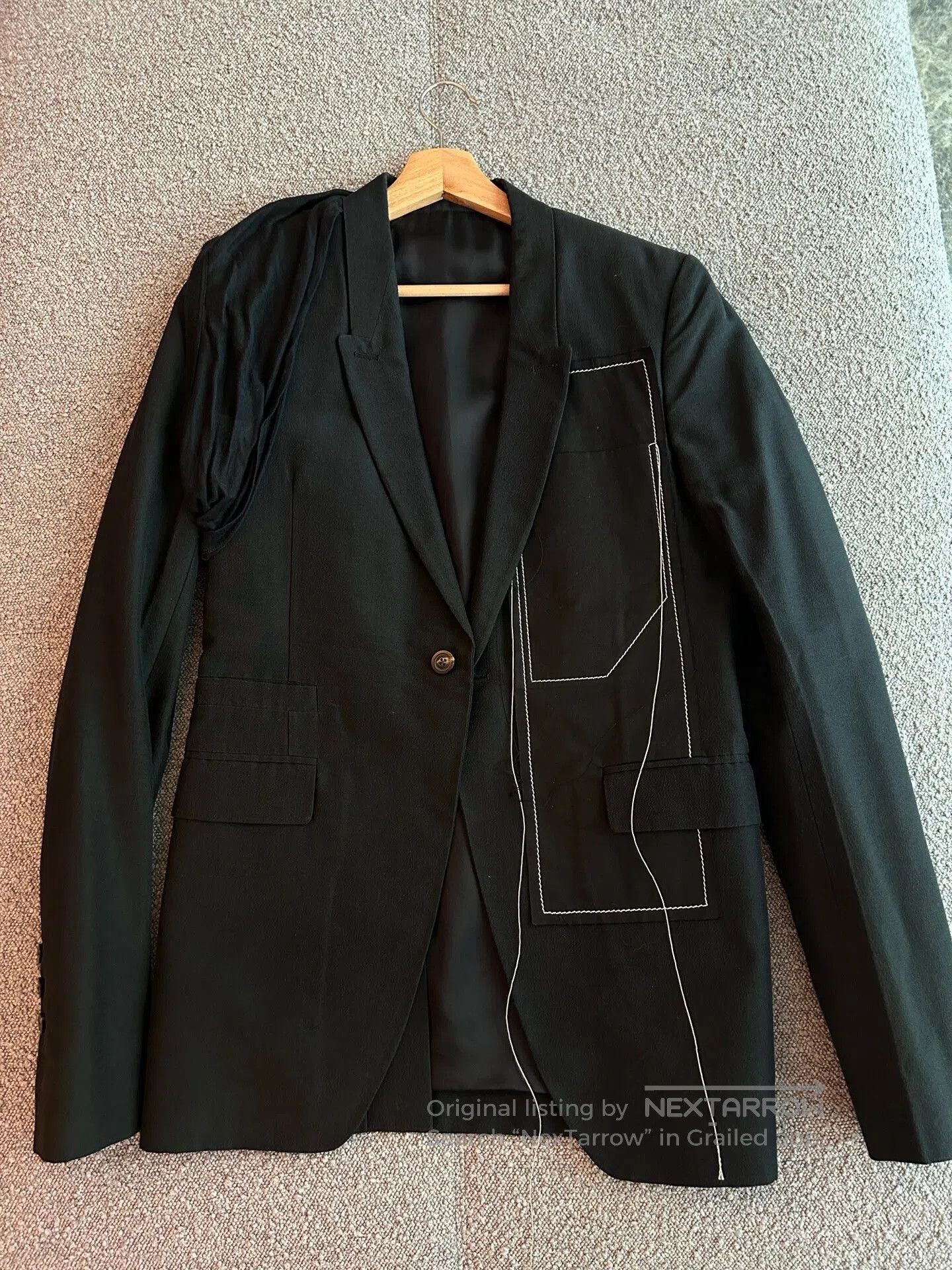 Rick Owens Rick Owens Black Suit Jacket. Size US M / EU 48-50 / 2 - 1 Thumbnail