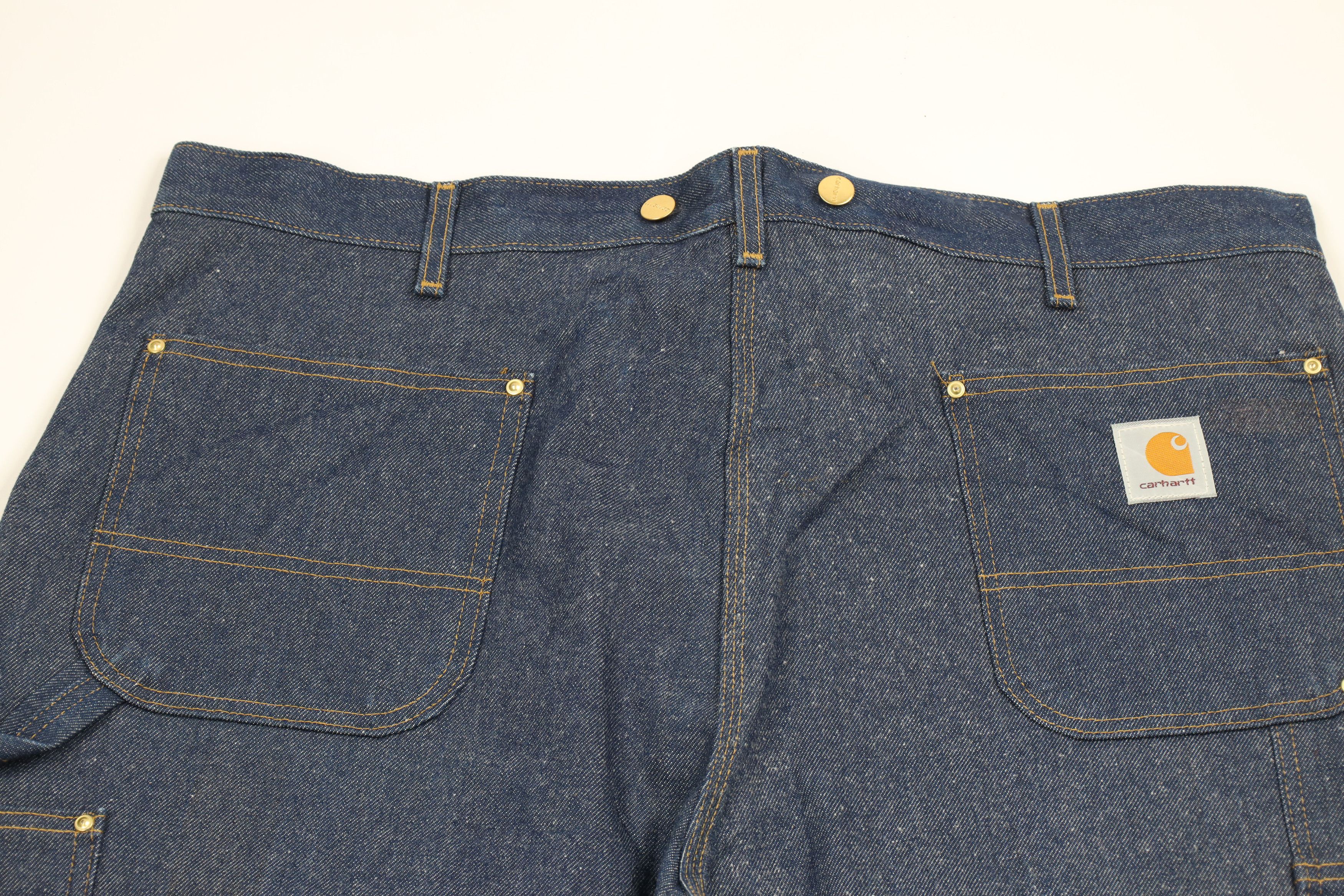 Carhartt × Vintage Vintage Y2K 2002 Carhartt Knee Logger Denim Jeans Blue USA Size US 42 / EU 58 - 8 Thumbnail