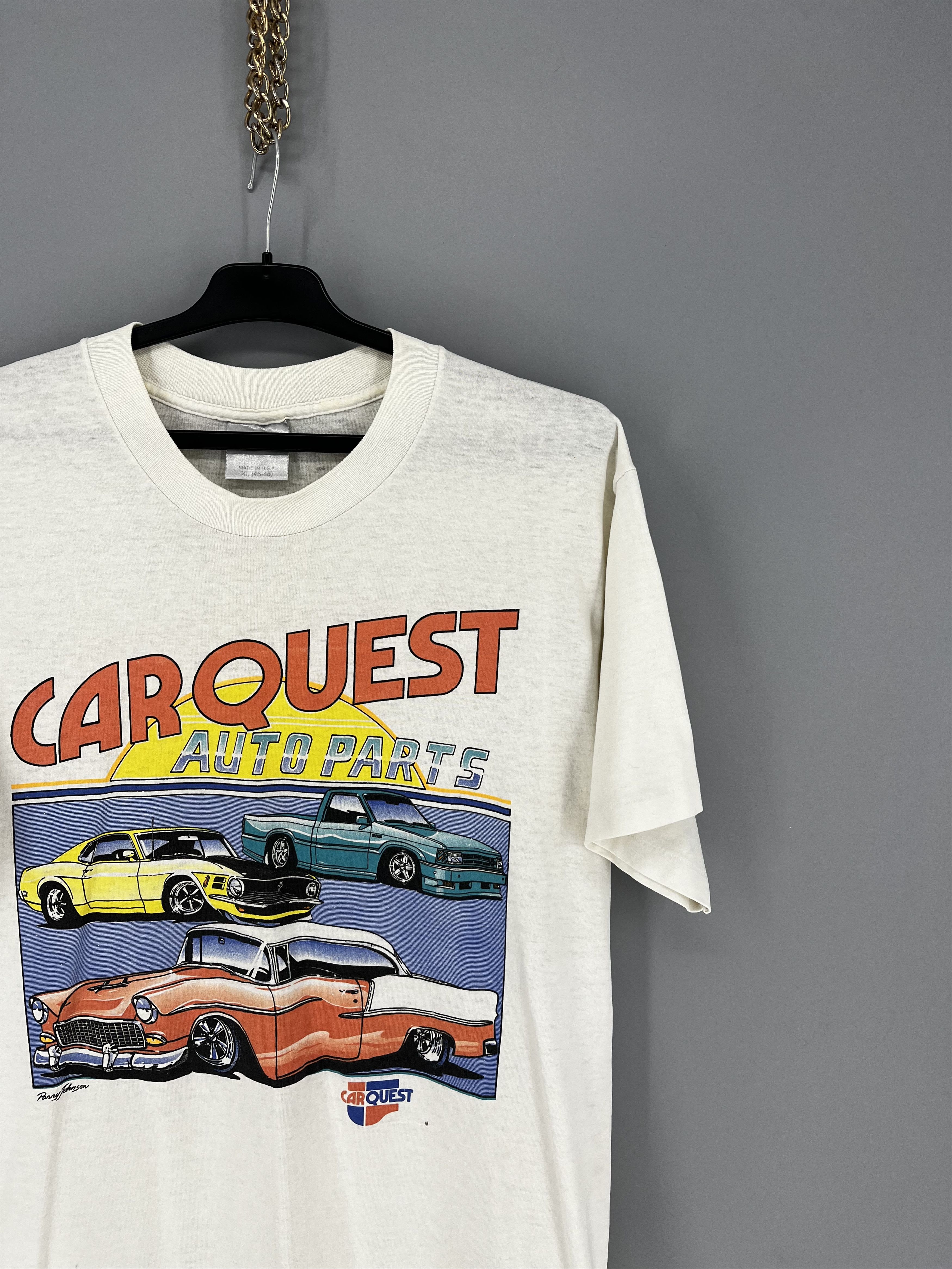 Vintage Vintage Car Quest Auto Parts T Shirt Size US XL / EU 56 / 4 - 5 Thumbnail