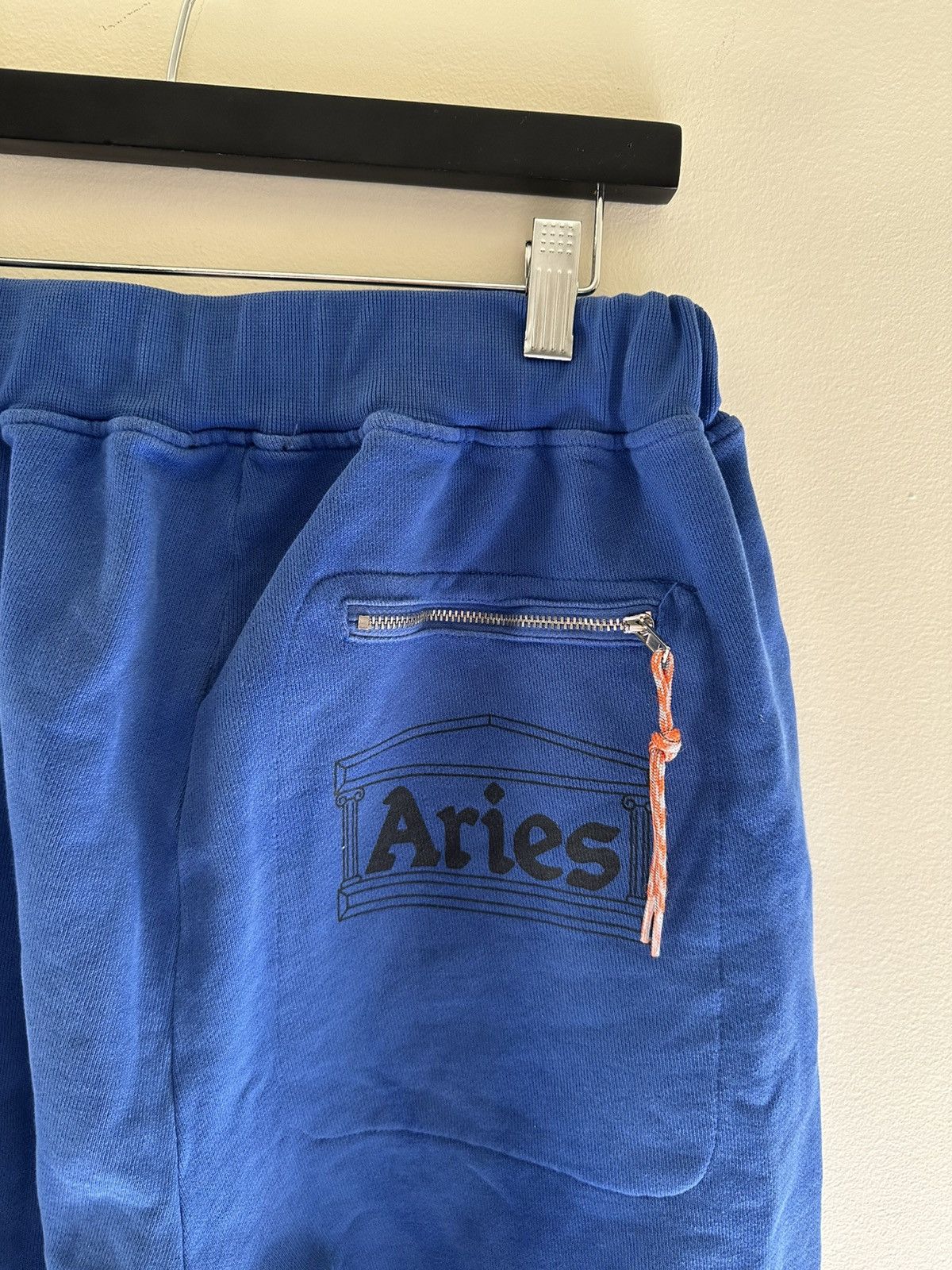 Aries Aries Sunwashed Blue Medium Sweatpants Size US 32 / EU 48 - 2 Thumbnail