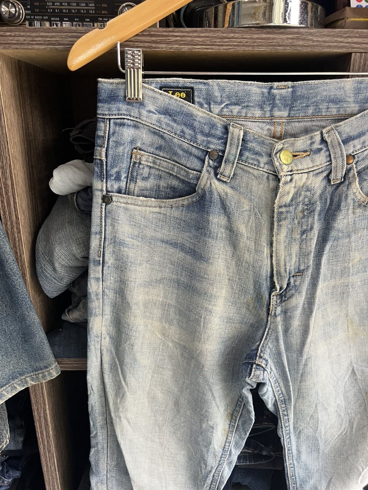 Lee 🔥Rare Vintage Lee 101+ Distressed Denim Size US 31 - 8 Thumbnail