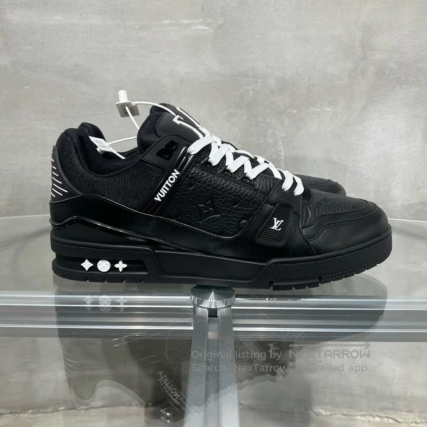 Louis Vuitton Louis Vuitton Trainer Black Art Gallery shoes Size US 11 / EU 44 - 4 Thumbnail