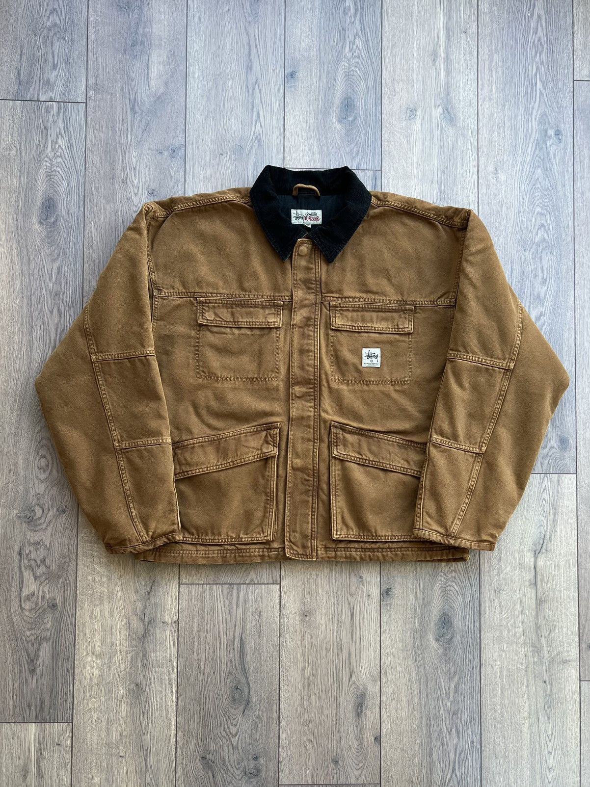 Stussy Stussy Alfonso Canvas Shop Jacket | Grailed