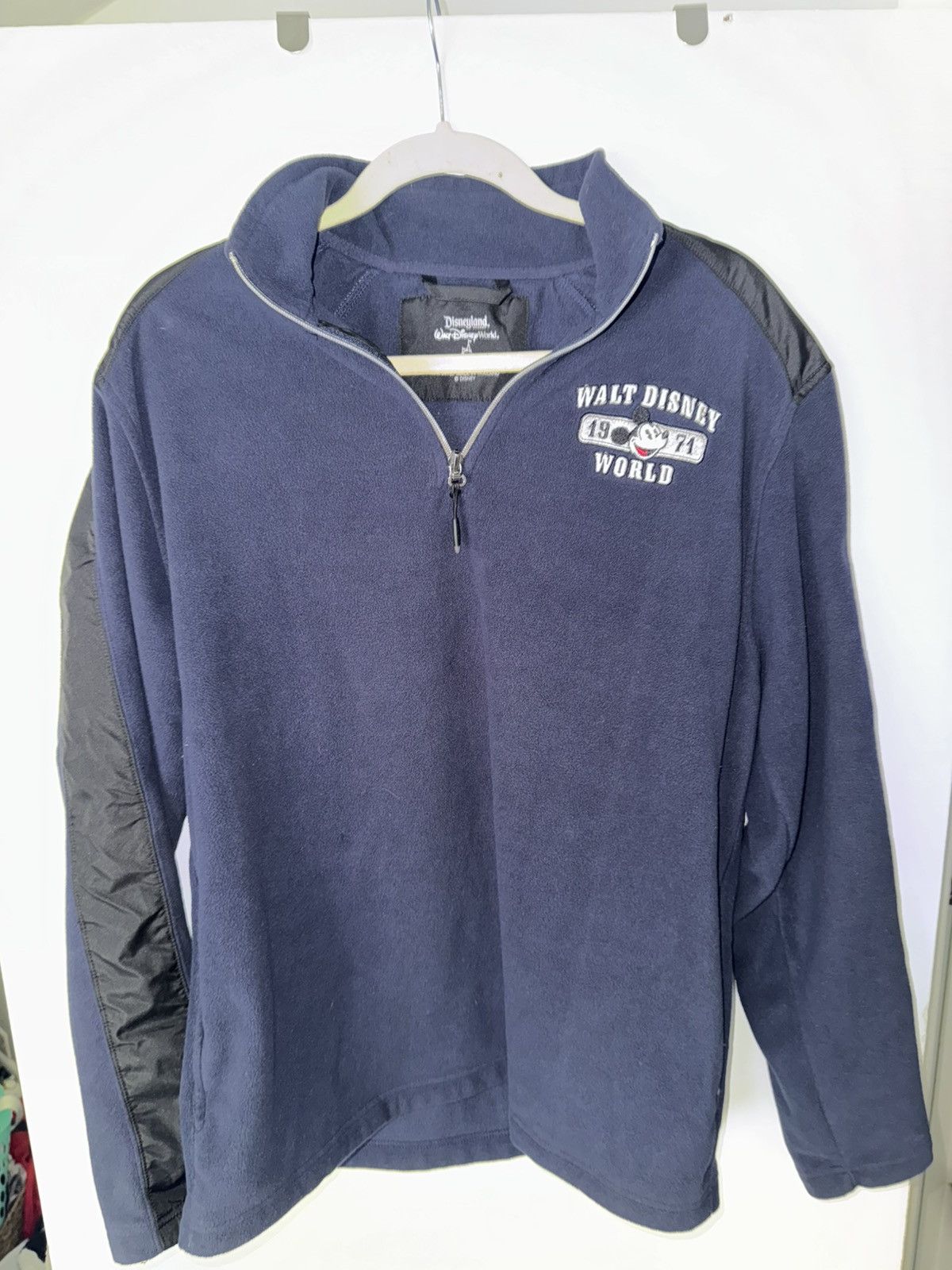 Disney Disney Parks NavyBlue 1/4 ZipFleece Jacket Sweatshirt Medium Size US M / EU 48-50 / 2 - 1 Thumbnail