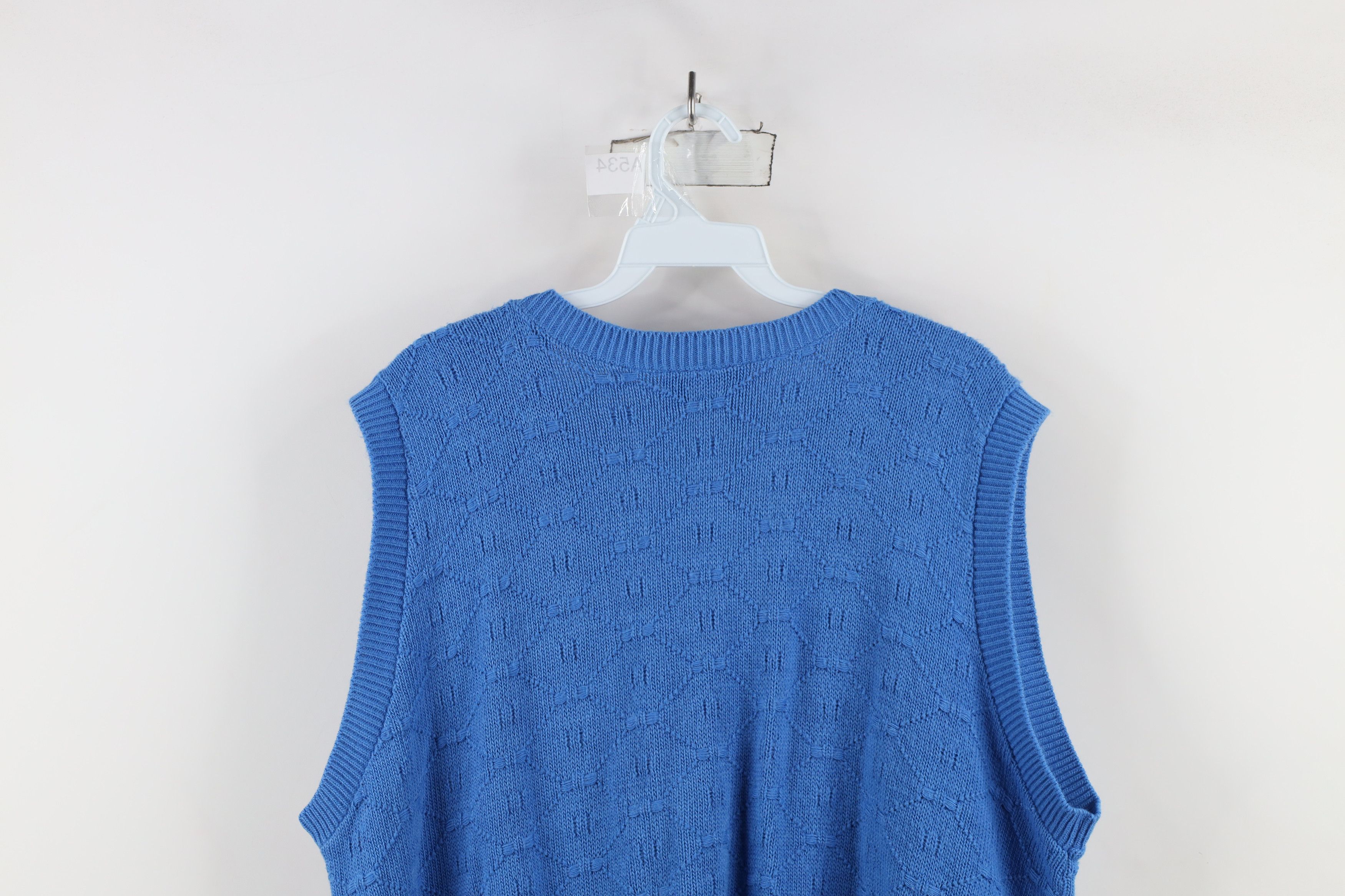 Vintage Vintage 90s Streetwear Knit Cardigan Sweater Vest USA Size XL / US 12-14 / IT 48-50 - 12 Thumbnail