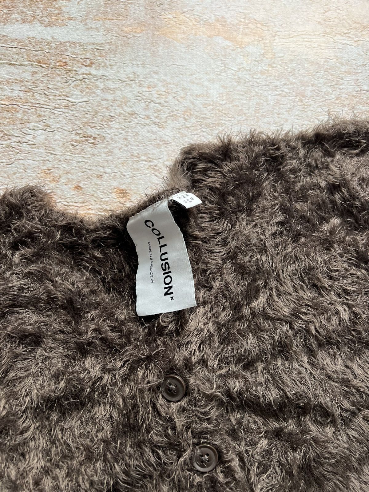 Japanese Brand Collusion cropped cardigan Size S / US 4 / IT 40 - 4 Thumbnail