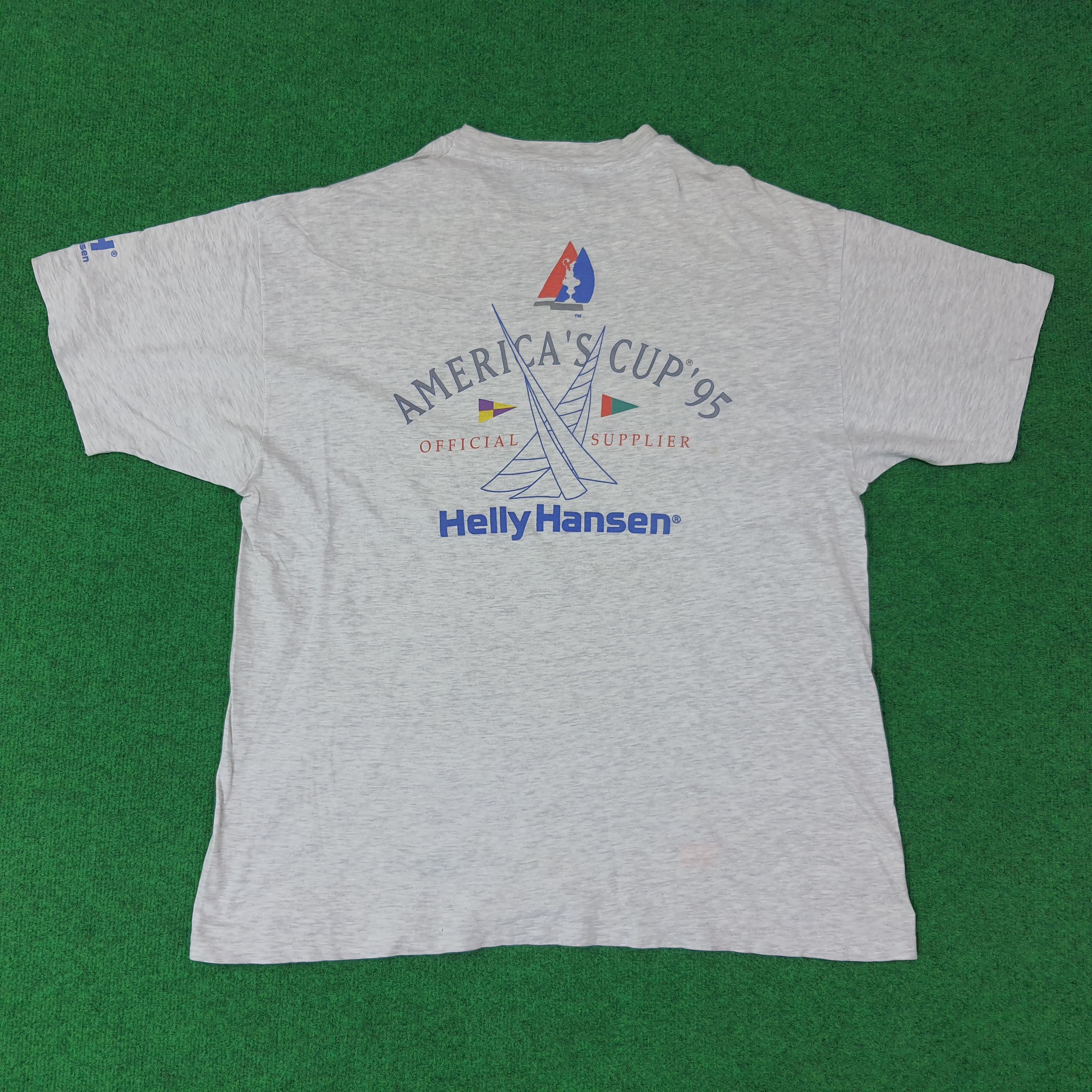 Helly Hansen Vintage Helly Hansen America's Cup'95 Tshirt C223N32 Size US XL / EU 56 / 4 - 1 Thumbnail