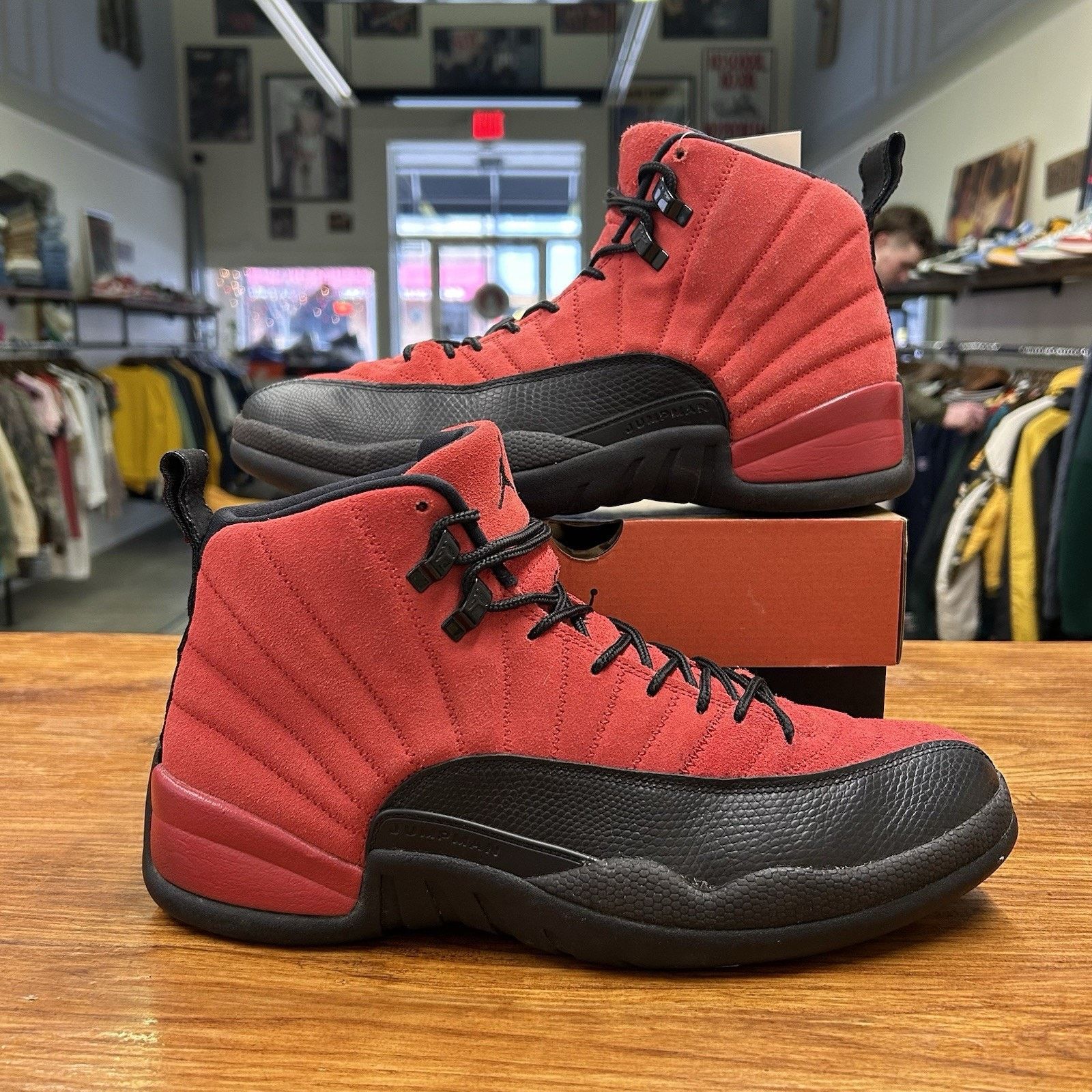 Jordan Brand Size 12 - Jordan 12 Retro Reverse Flu Game 2020 Lightly Worn Size US 12 / EU 45 - 1 Thumbnail