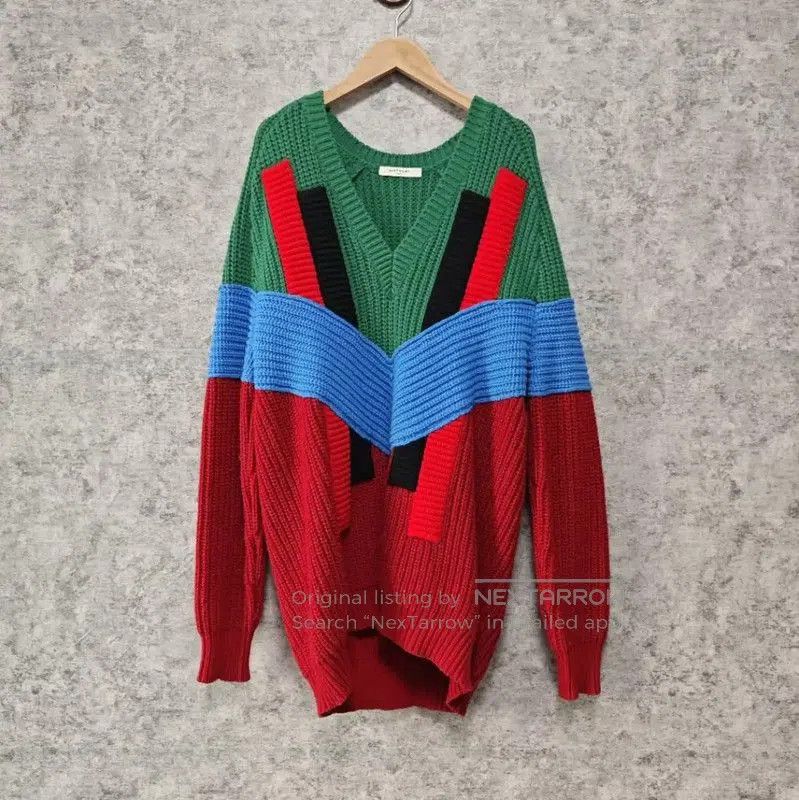 Givenchy Givenchy Colorful Knit Sweater in Red Green Blue . Size XS / US 0-2 / IT 36-38 - 1 Thumbnail
