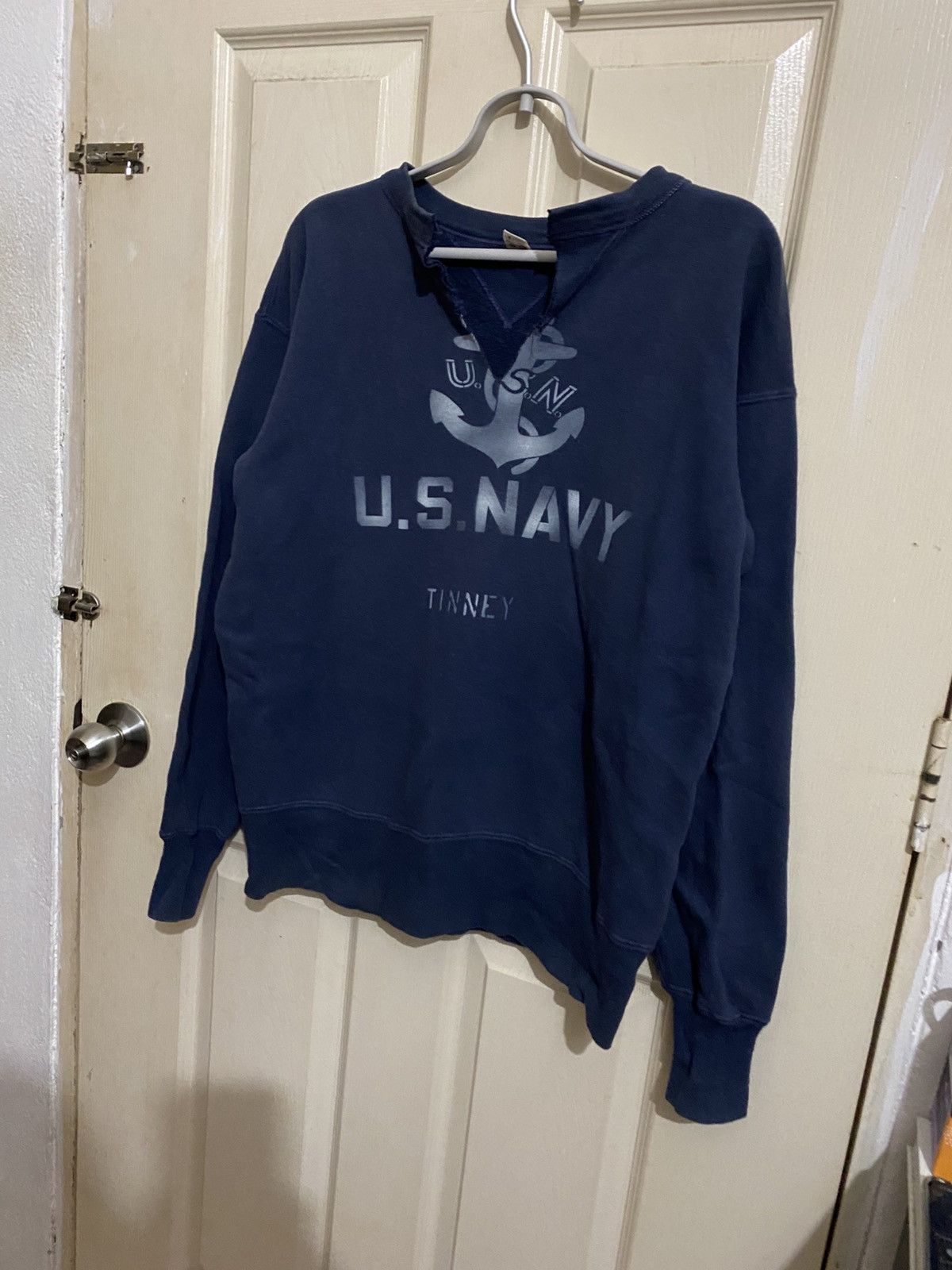 Warehouse & Co. Vintage Warehouse & Co. U.S. Navy Sweatshirt – Navy Blue Size US M / EU 48-50 / 2 - 4 Thumbnail