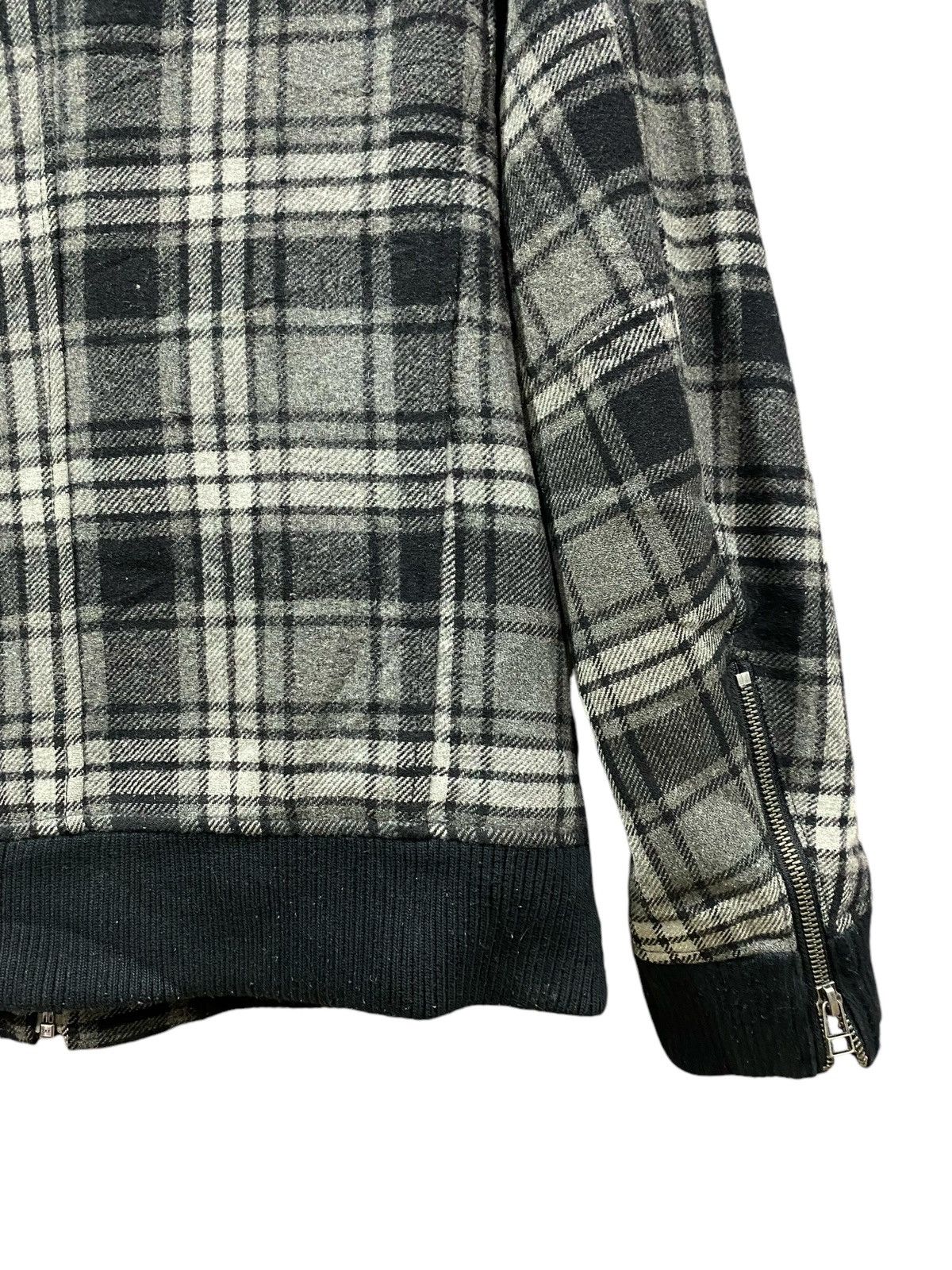 semanticdesign Rare SEMANTIC DESIGN Wool Checkered Zipper Jacket (M) Size US M / EU 48-50 / 2 - 12 Thumbnail