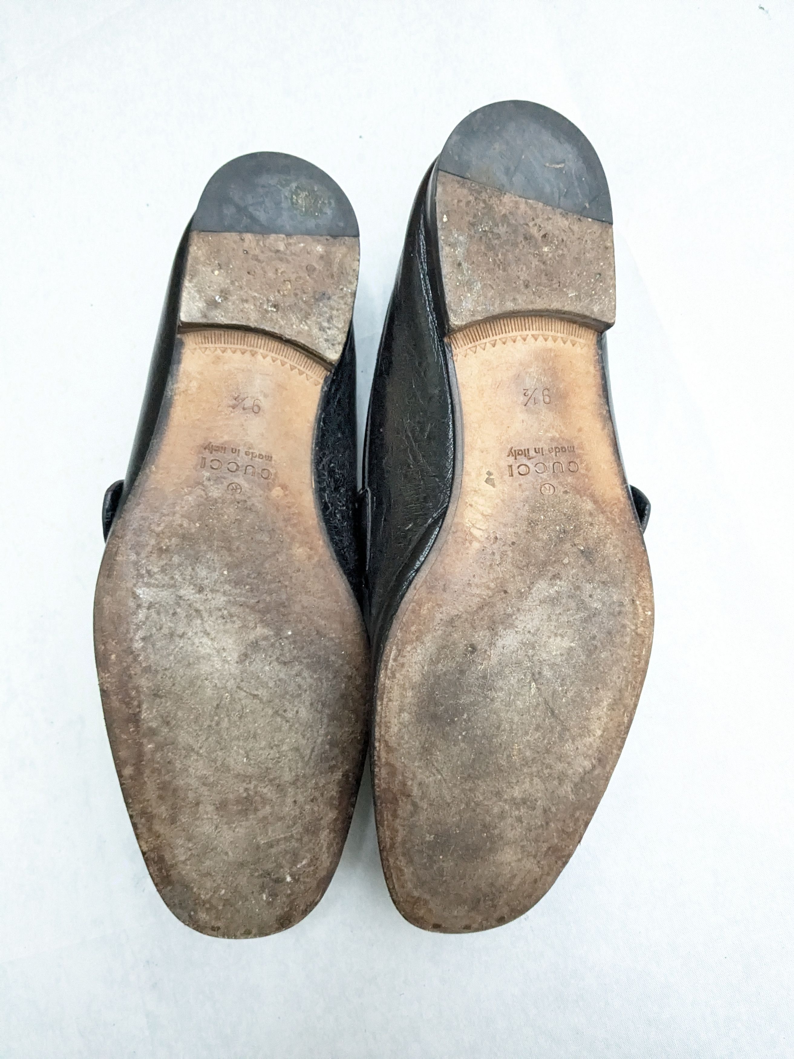 Gucci Gucci Loafers Black 10 Web GG Logo Size US 10 / EU 43 - 11 Thumbnail
