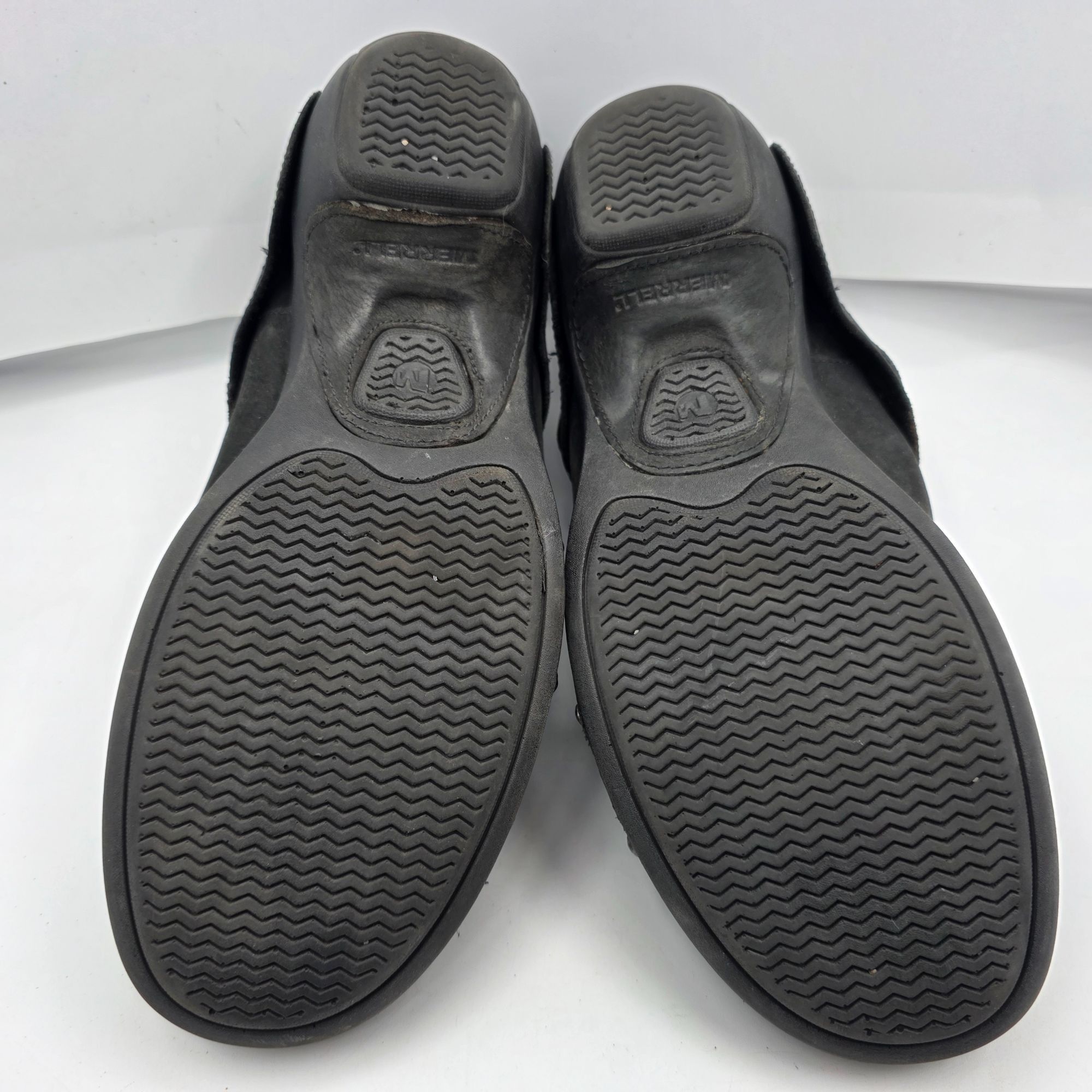 Merrell Merrell Black Leather Luxe Wrap Womens Size 9.5 Black Slip O Size US 9.5 / IT 39.5 - 8 Thumbnail