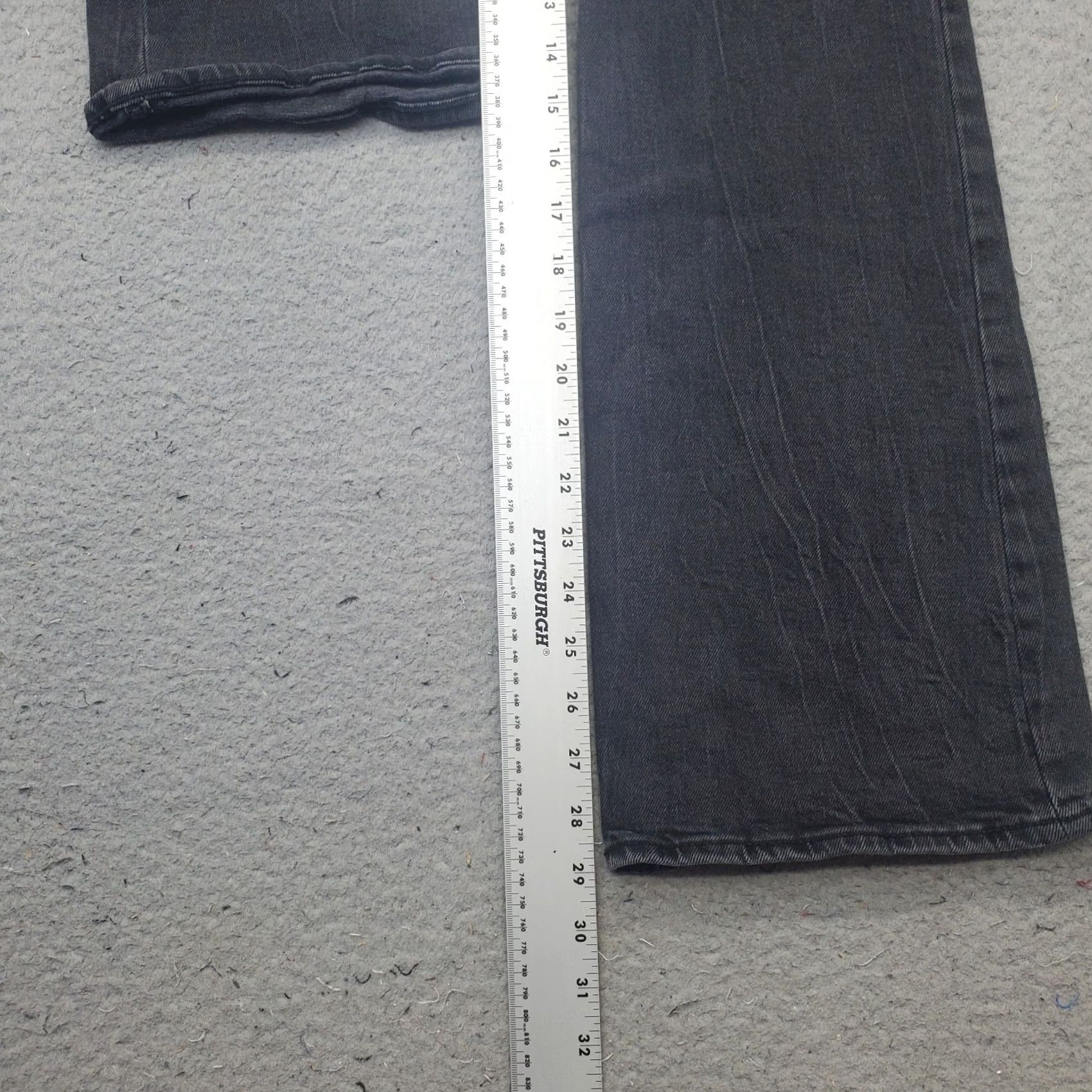 Old Navy Old Navy Womens 6 Black Denim Flare Jeans High-Rise 5-Pocket Comfort Stretch Size 28" / US 6 / IT 42 - 4 Thumbnail
