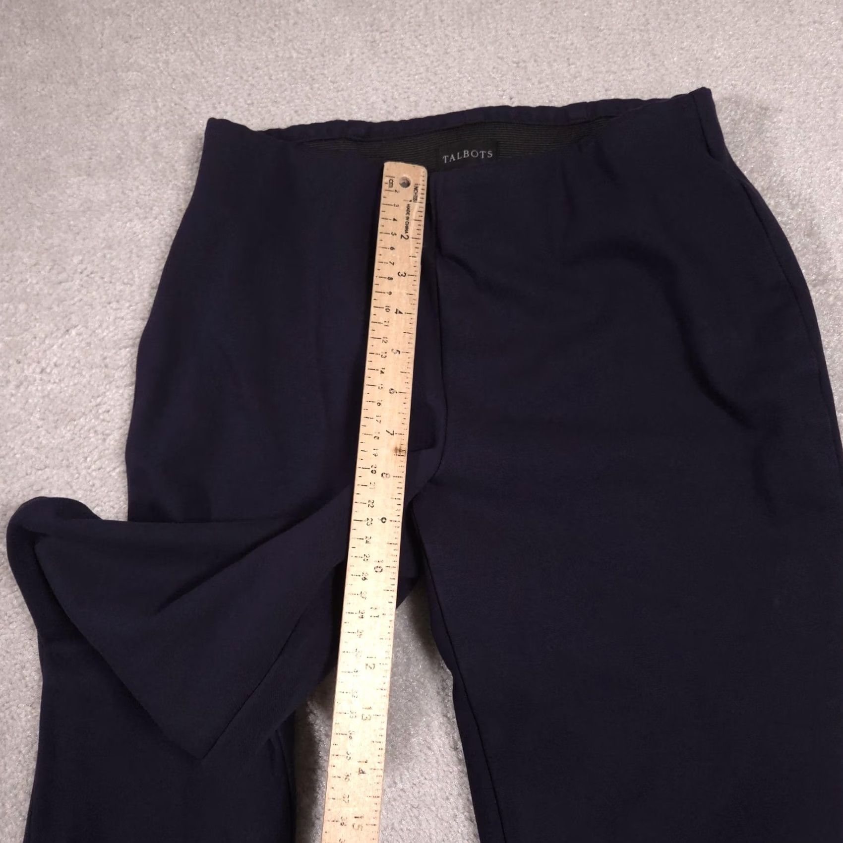 Talbots Talbots Pants Womens 2 Navy Montauk Ponte Pull On Straight Leg Ankle Dress Work Shirt? Size 26" / US 2 / IT 38 - 6 Thumbnail