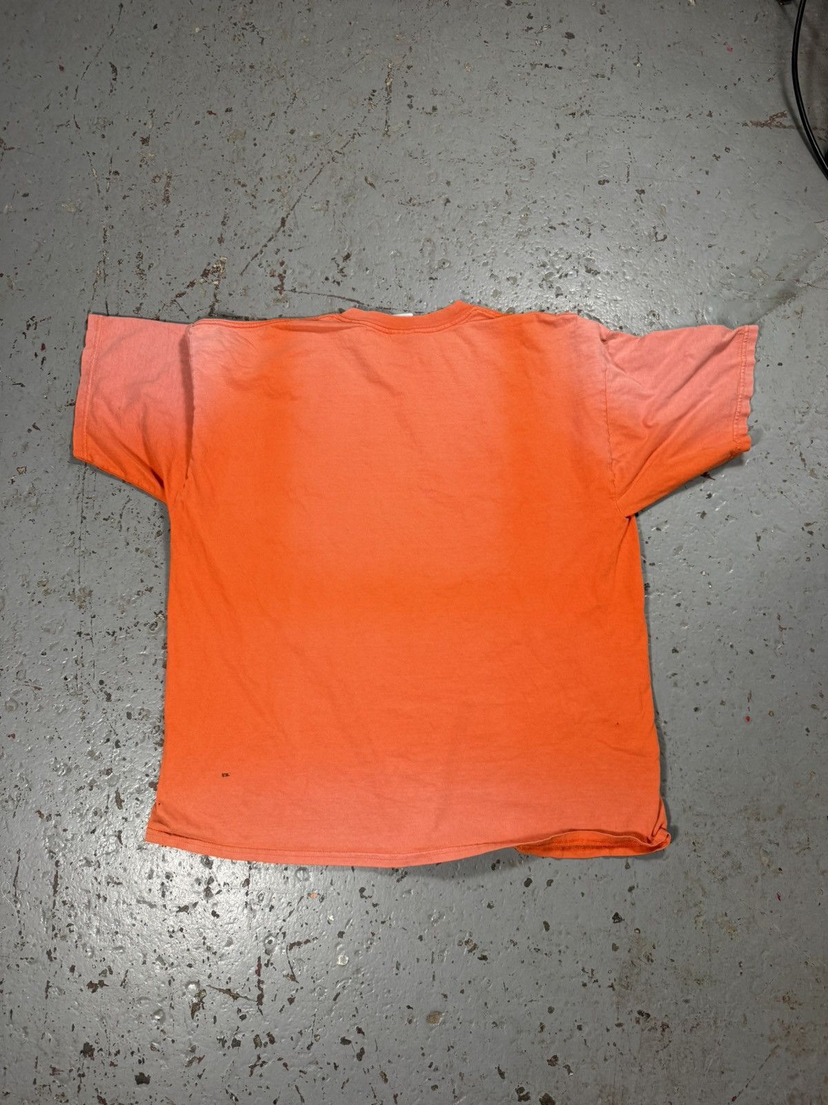 Caterpillar Vintage Sunfaded Orange Cat Work Tee Size US XXL / EU 58 / 5 - 7 Thumbnail