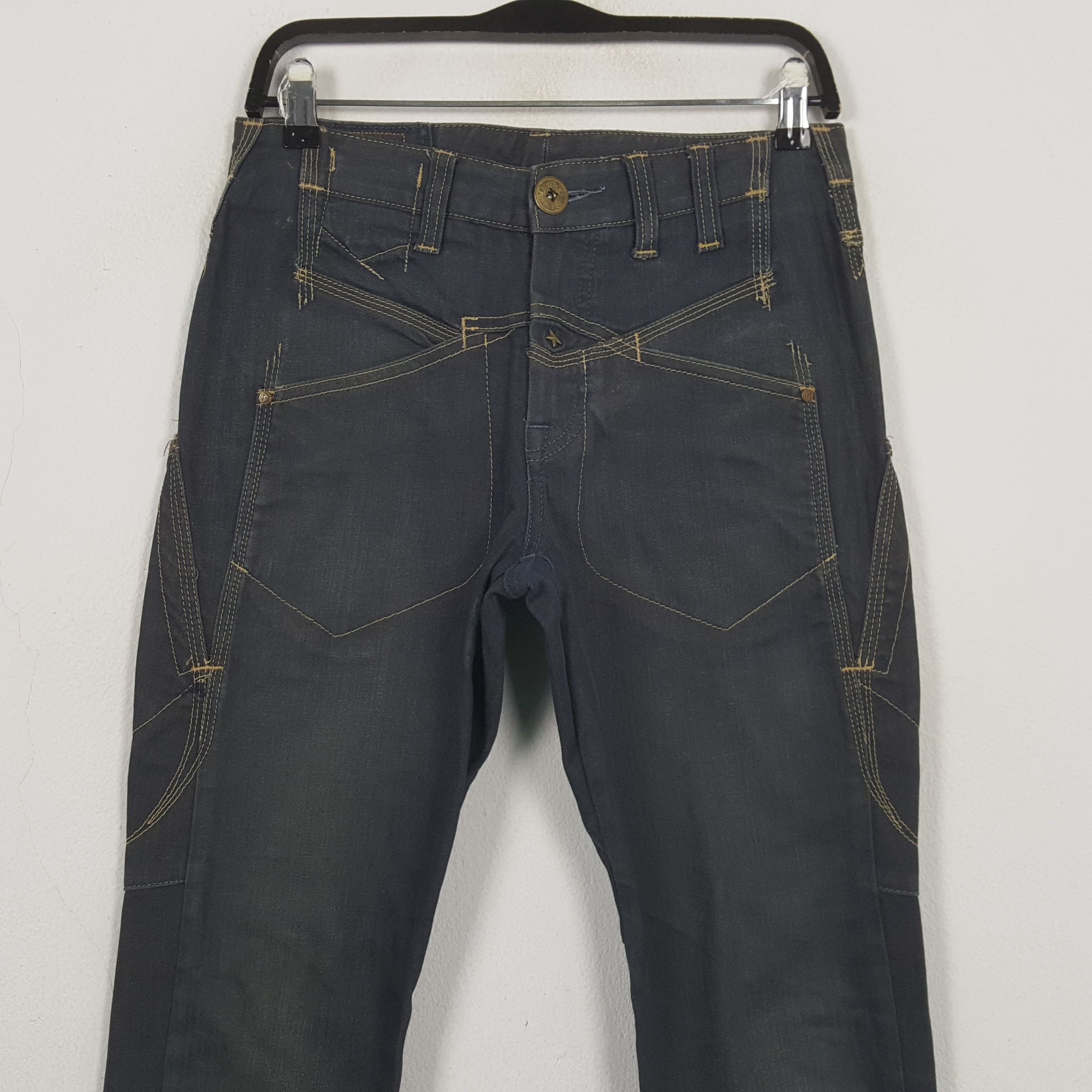 Marithe + Francois Girbaud Marithe Francois Girbaud Fashion Design Style Jeans RR9 Size US 29 - 2 Thumbnail