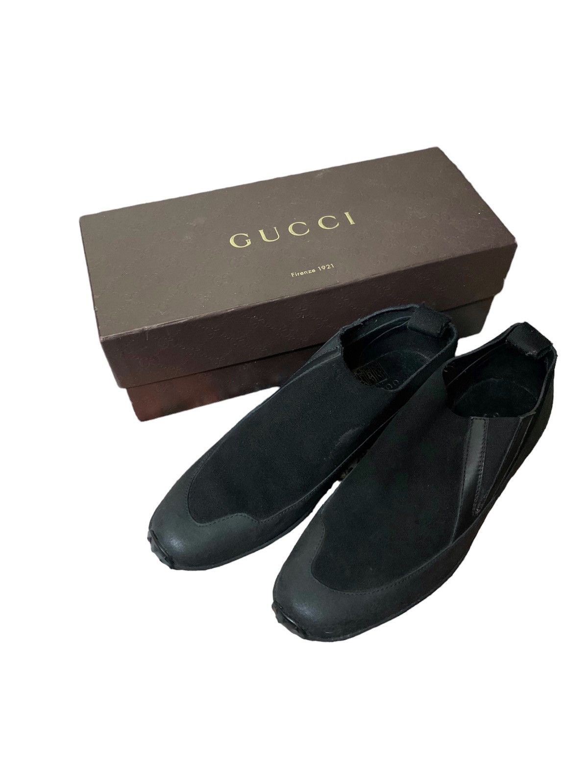 Gucci Gucci sneakers suede leather Size US 9 / IT 39 - 1 Thumbnail