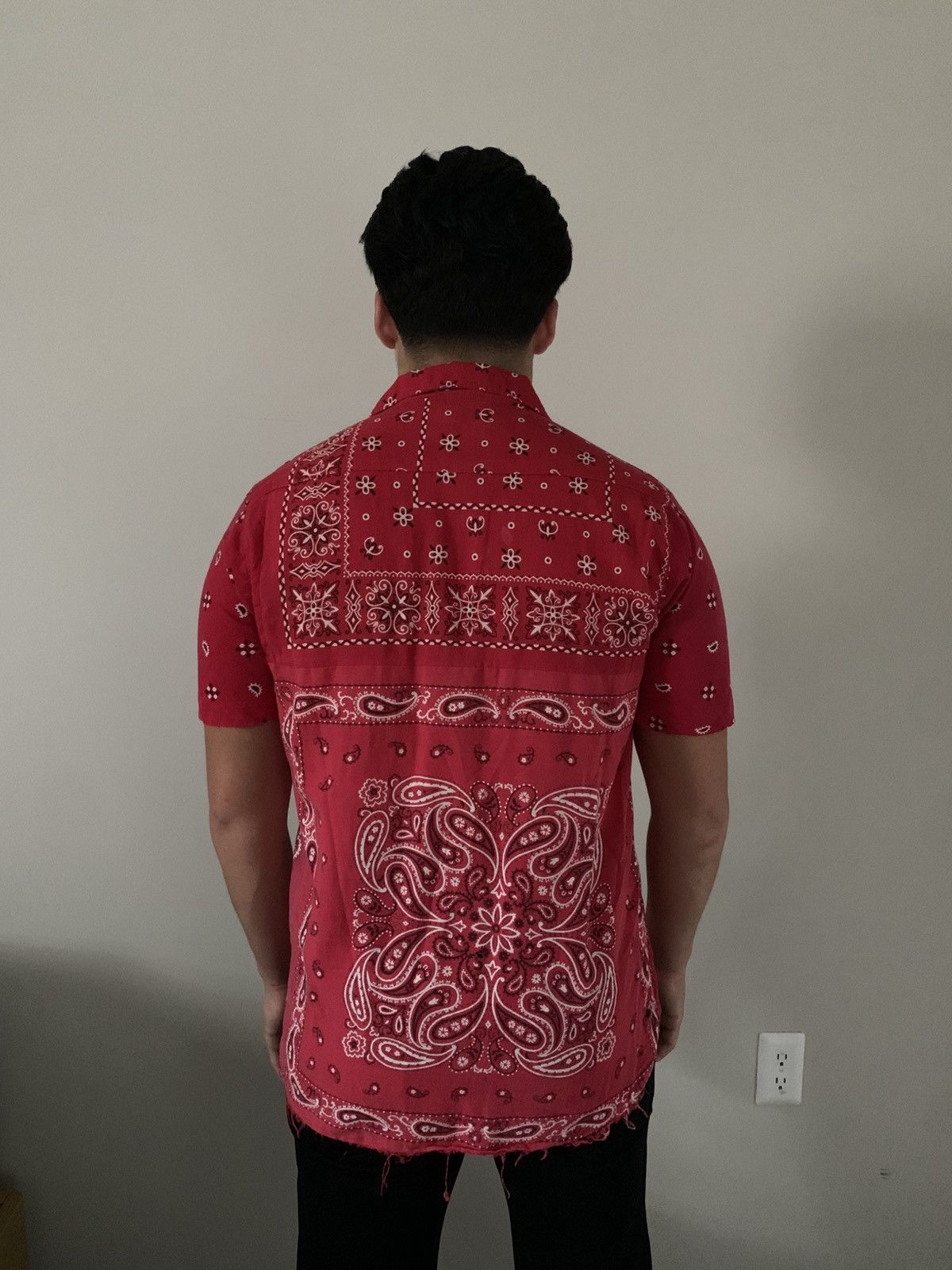 Vintage WornOn LA Vintage Bandana Shirt Size US M / EU 48-50 / 2 - 4 Thumbnail