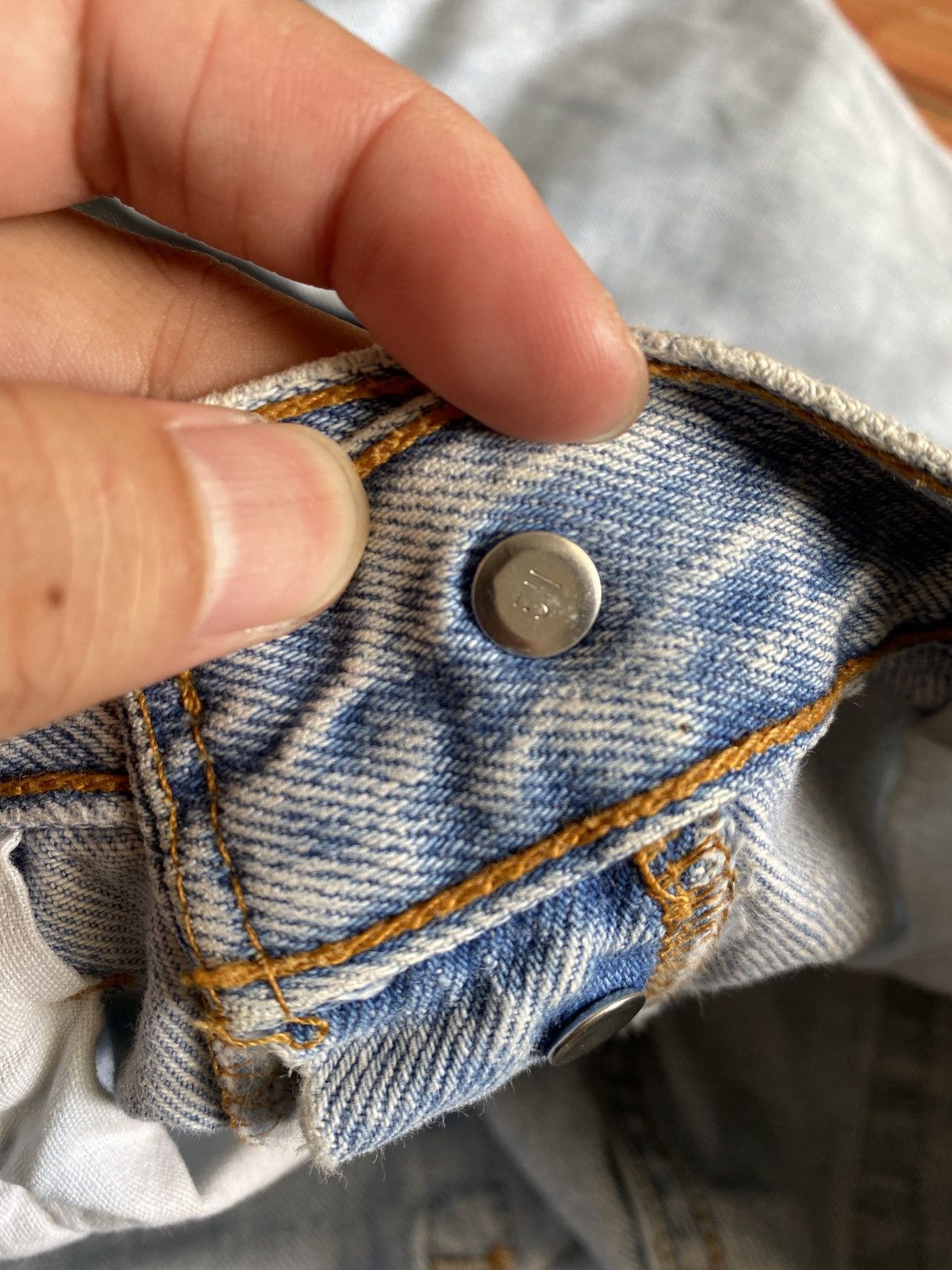 Levi's Vintage Levis 90s Straigh Denim Size US 33 - 10 Thumbnail