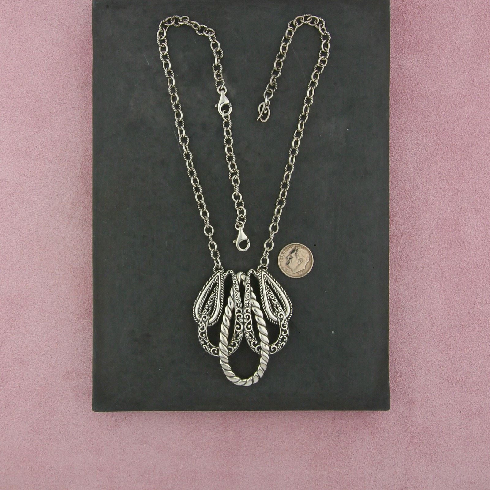 Sterling Silver carolyn pollack sterling silver necklace size 16-19in Size ONE SIZE - 2 Thumbnail