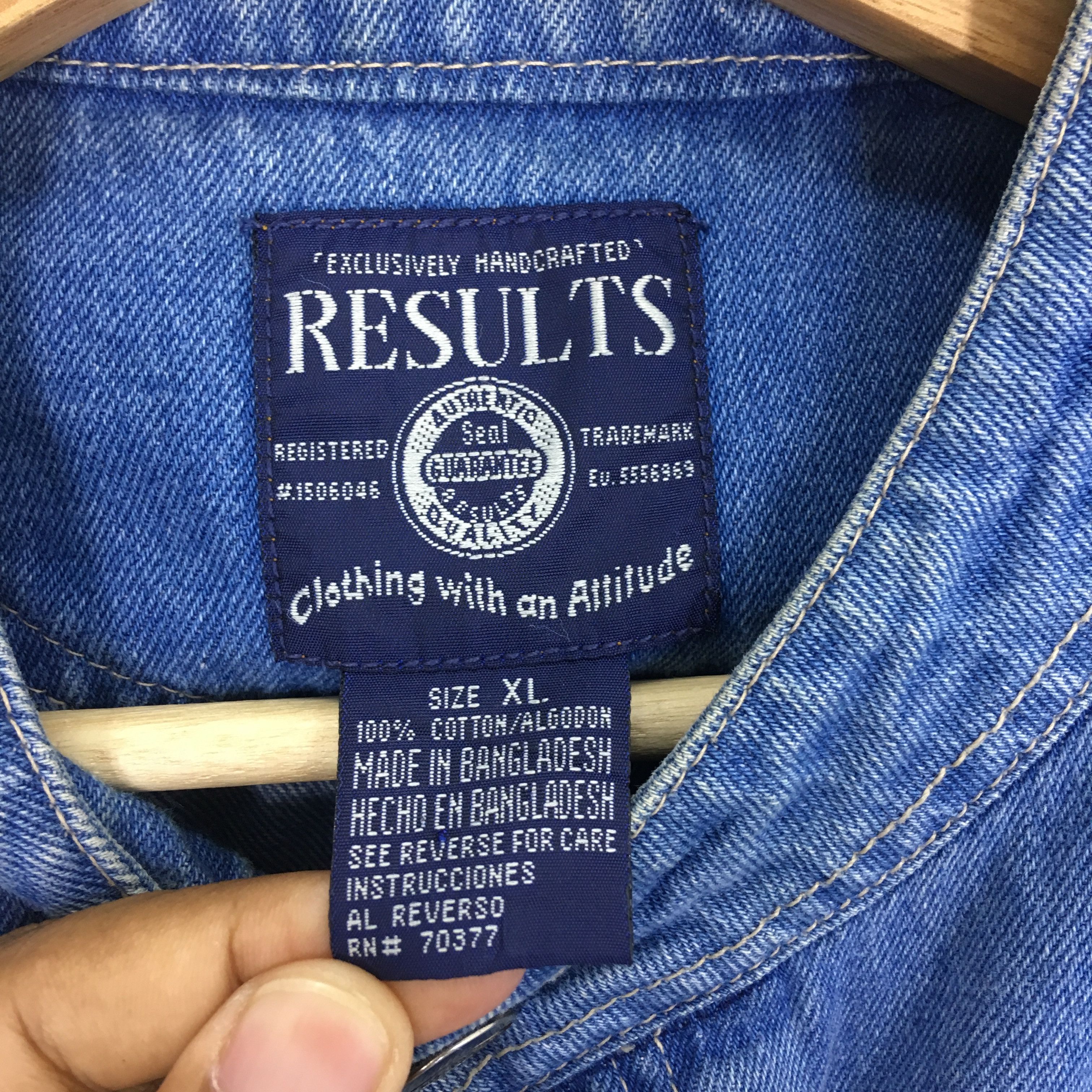 Urban Classics Vintage 90's American Denim Jacket Workwear Size US XL / EU 56 / 4 - 10 Thumbnail