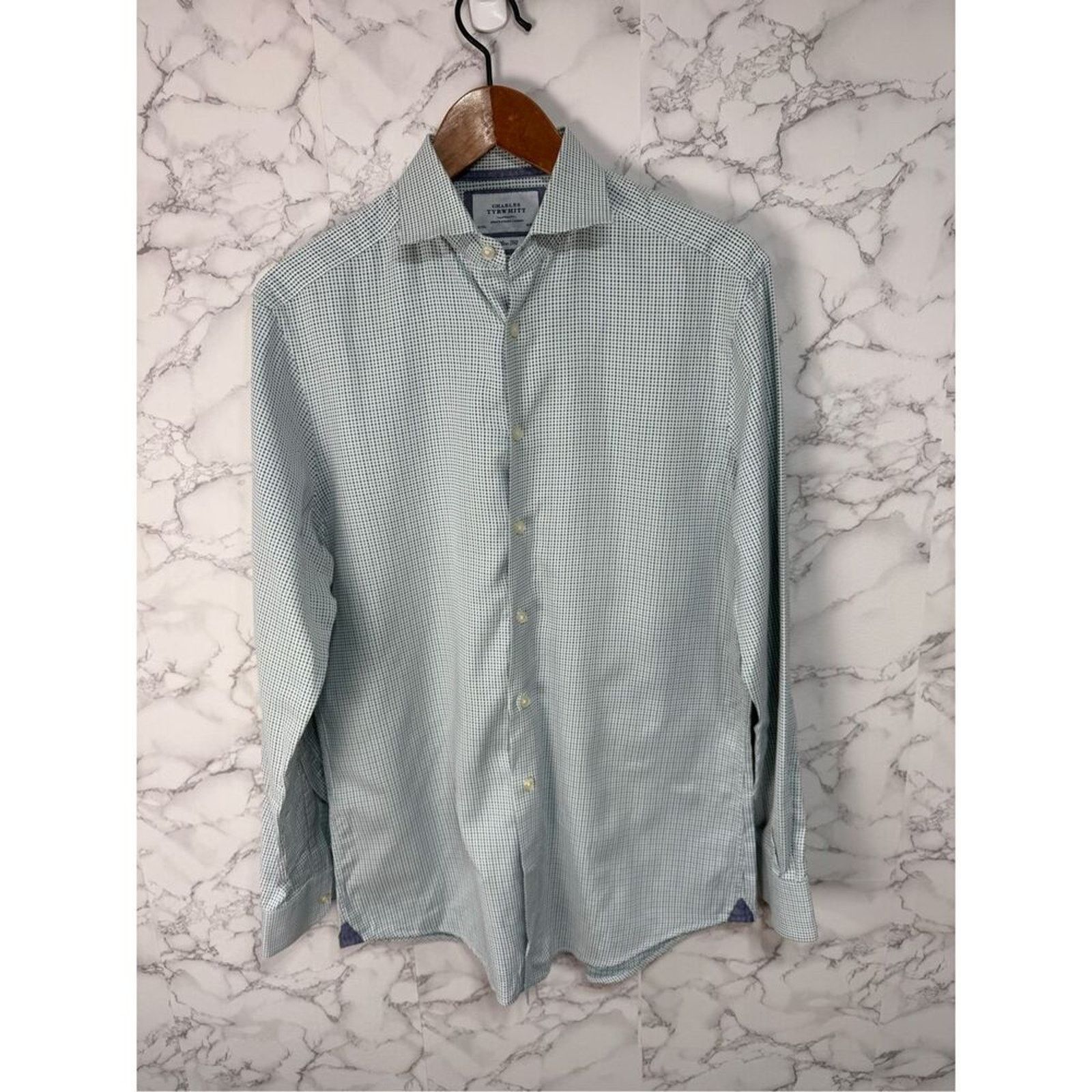 Charles Tyrwhitt Charles Tyrwhitt Men’s Shirt sz 16/35 #F923 Size US L / EU 52-54 / 3 - 4 Thumbnail