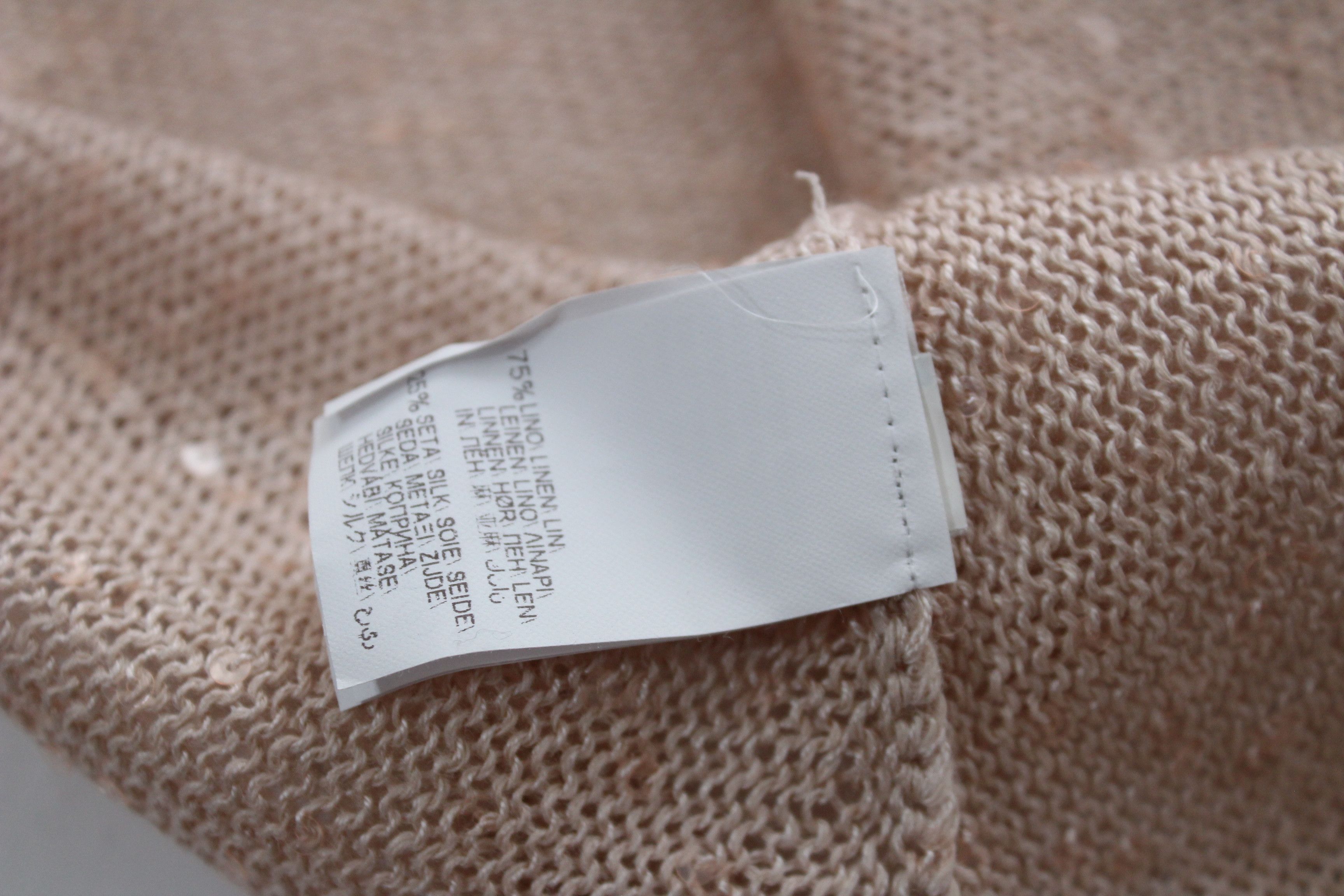 Brunello Cucinelli Brunello Cucinelli Beige Sequinned Knit Layered Sweater Sz S Size S / US 4 / IT 40 - 15 Thumbnail