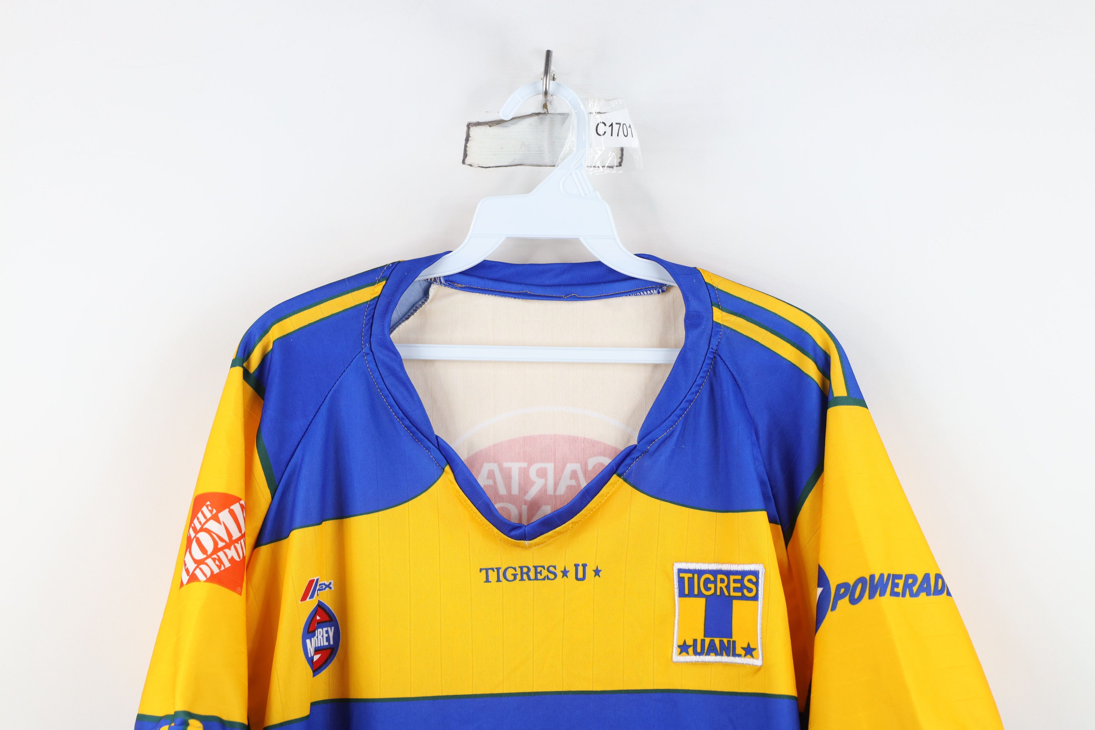 Vintage Vintage MX Mexico Tigres UANL Soccer Jersey Football Yellow Size US XL / EU 56 / 4 - 2 Thumbnail