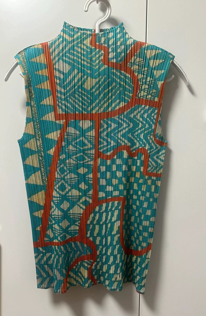 Issey Miyake issey miyake size:3 Cyan pleated coat 2505-Nextarrow Size XXS / US 00 / IT 34 - 1 Thumbnail