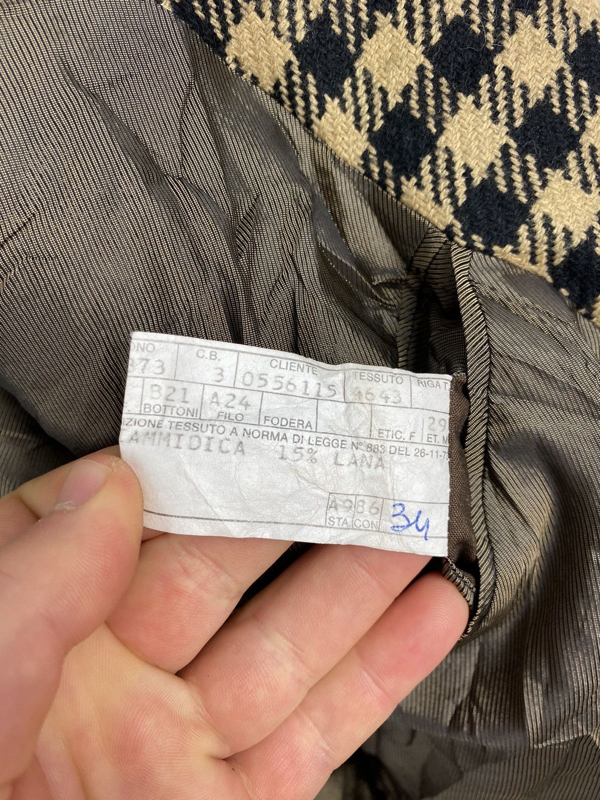 Gianfranco Ferre Vintage Gianfranco Ferre Cashmere Blazer Jacket YSL Burberry Size 54L - 12 Thumbnail