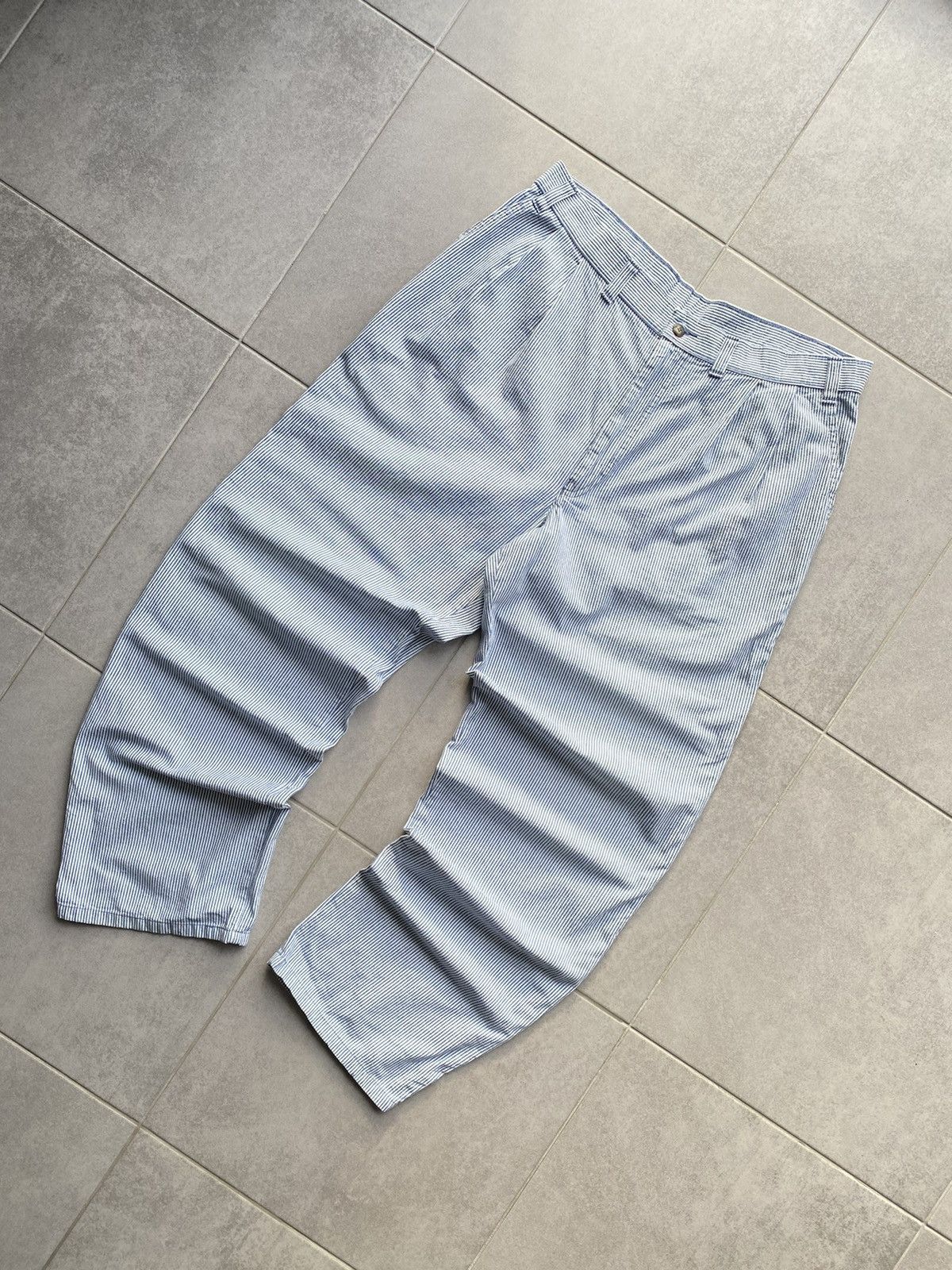 Other Vintage Casual Striped Pants Size US 32 / EU 48 - 1 Thumbnail