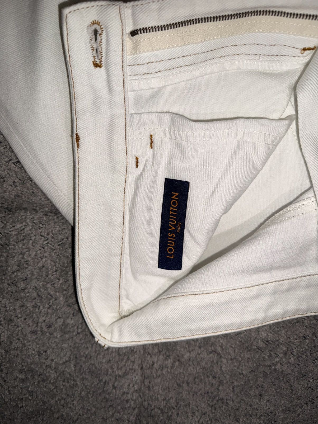 Louis Vuitton Louis Vuitton - white and blue denim Size US 32 / EU 48 - 6 Thumbnail