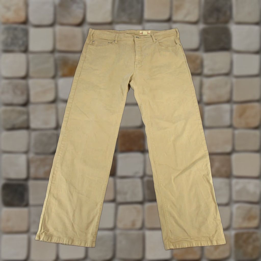 Orvis Orvis Mens Chino Pants 40x30 Khaki Cotton Flat Front Beige 90s Preppy Natural Mens Regular Chino Pants Size US 40 / EU 56 - 1 Thumbnail