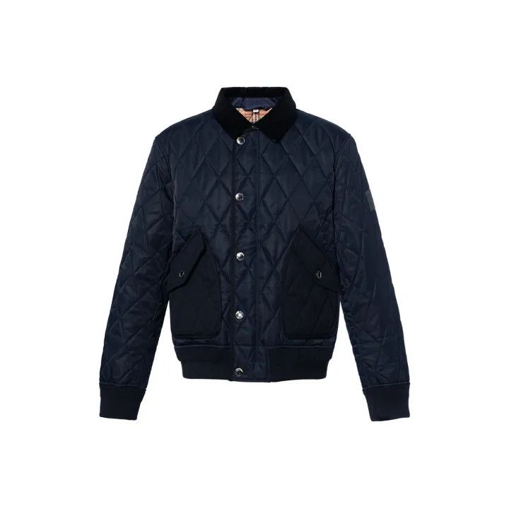 Burberry Burberry Men's Navy Quilted Jacket Size US L / EU 52-54 / 3 - 1 Thumbnail