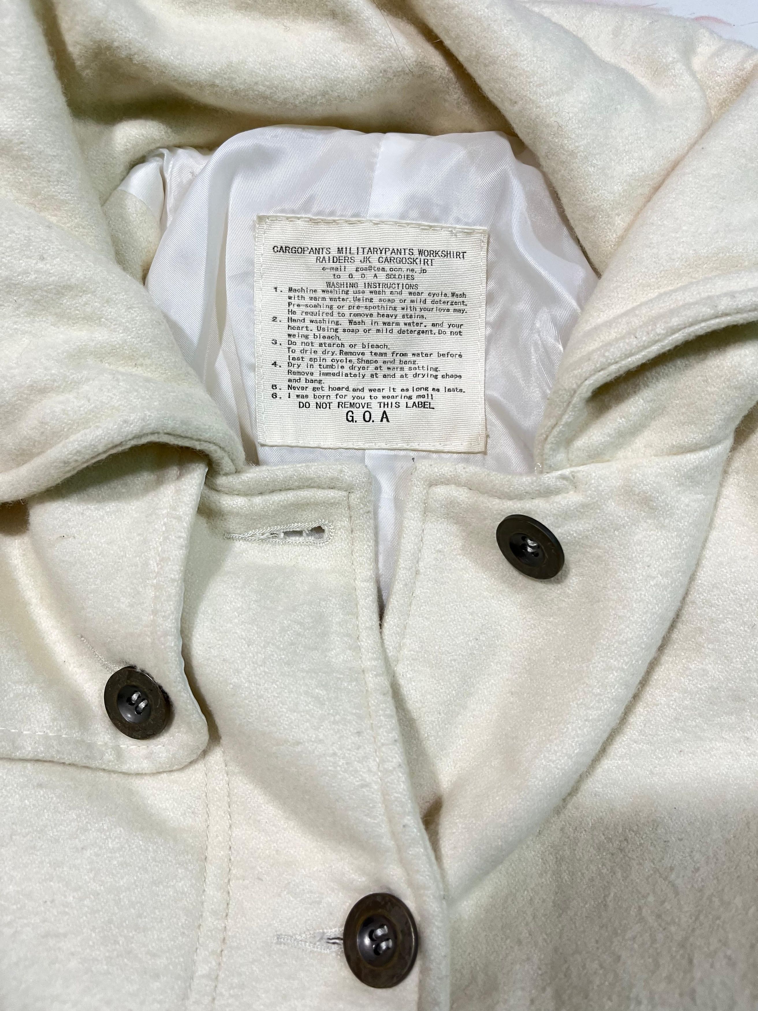 If Six Was Nine × Japanese Brand × Tornado Mart GOA Wool Coat Jacket Size ONE SIZE - 8 Thumbnail
