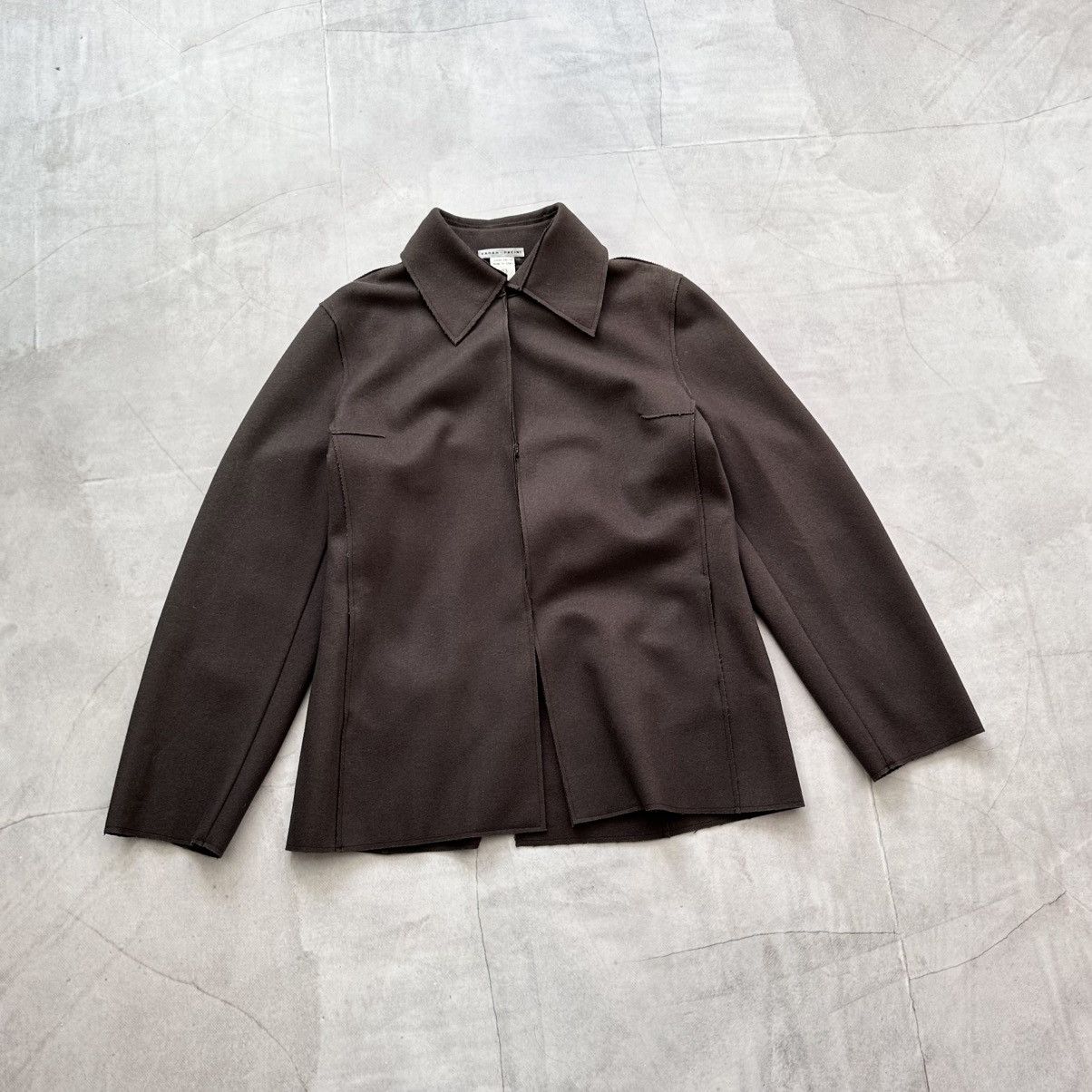 Sarah Pacini Archive Sarah Pacini Avant Garde Wool Jacket Coat Overshirt Size L / US 10 / IT 46 - 5 Thumbnail