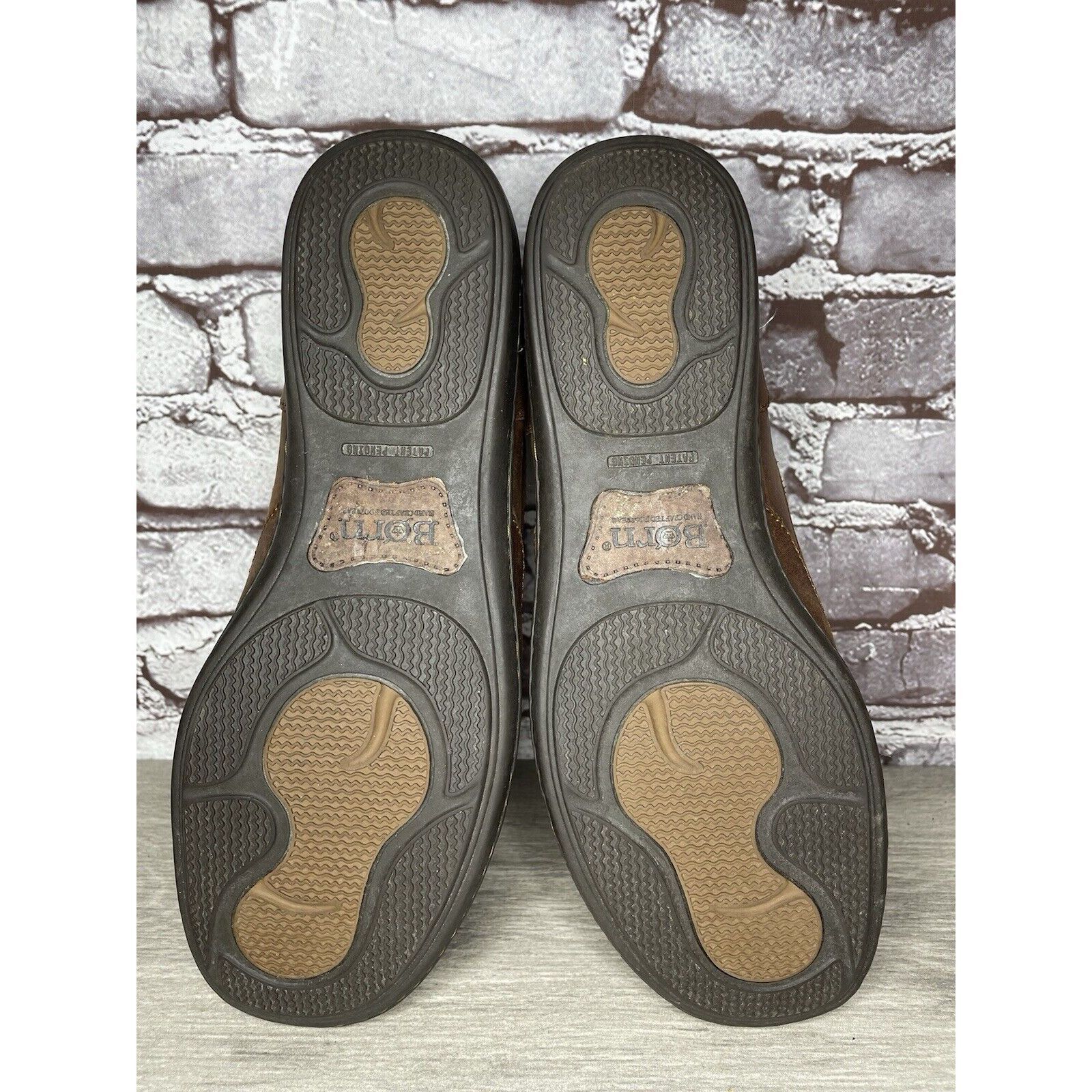 Born Born Handcrafted Brown Leather Casual Slip On Comfort Loafer Size US 11 / EU 44 - 8 Thumbnail