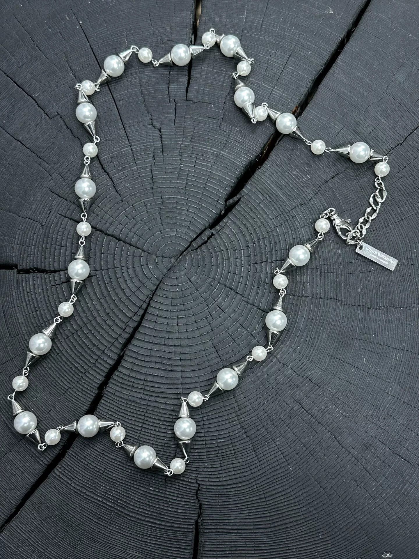 Junya Watanabe Junya Watanabe Pearl Studded Necklace Size ONE SIZE - 1 Thumbnail